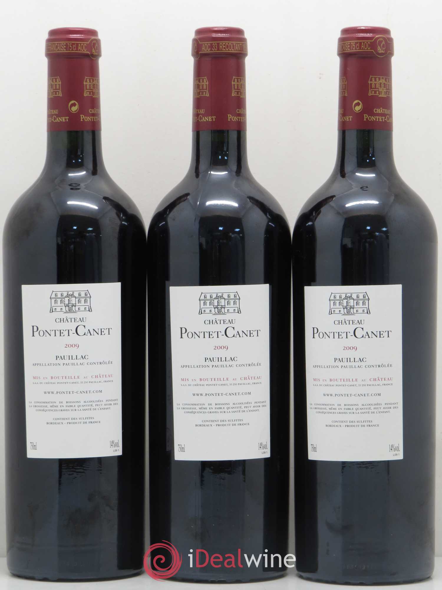 Château Pontet Canet 5ème Grand Cru Classé 2009 - Lot de 6 bouteilles - 2