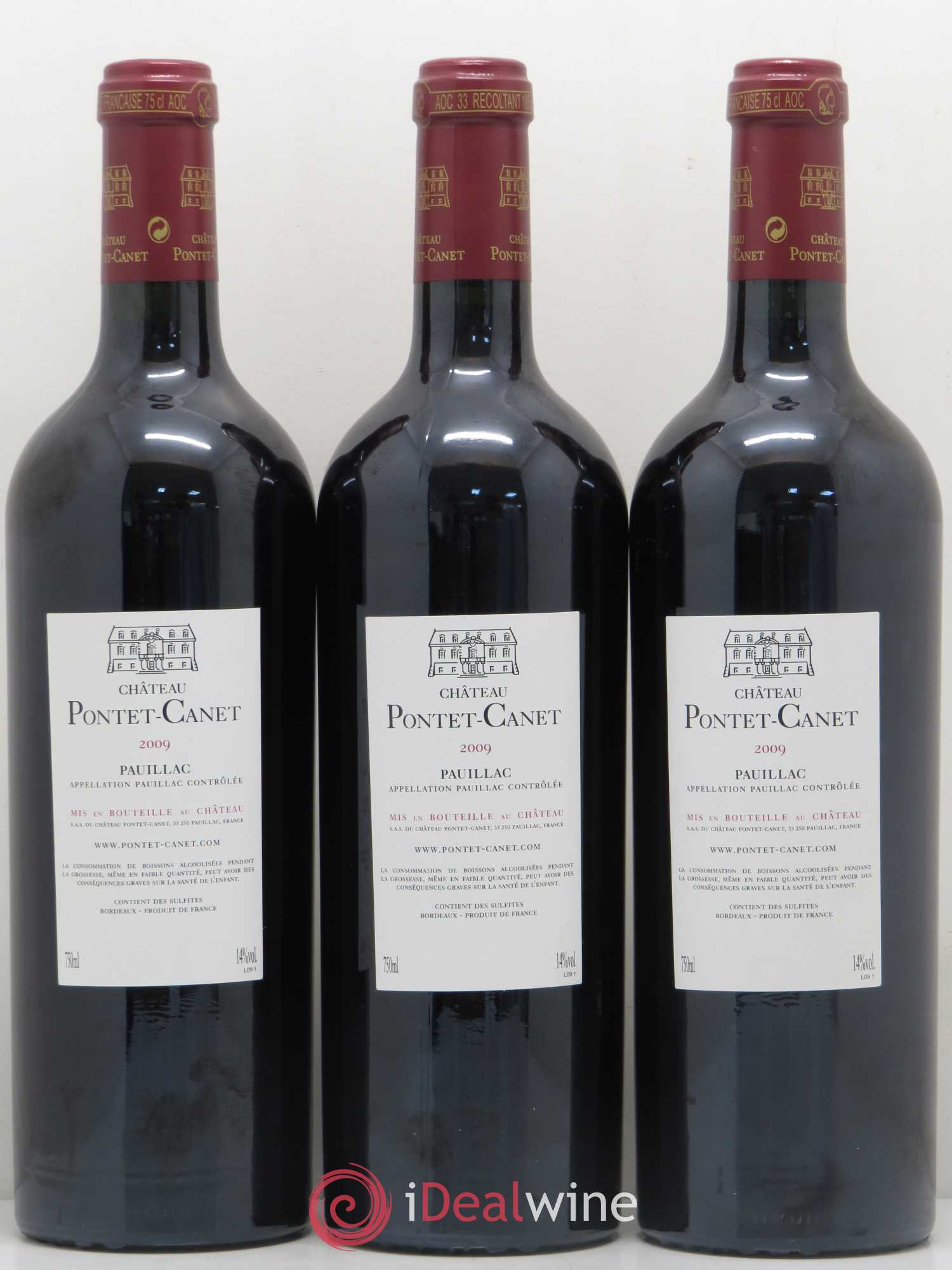 Château Pontet Canet 5ème Grand Cru Classé 2009 - Lot de 6 bouteilles - 4