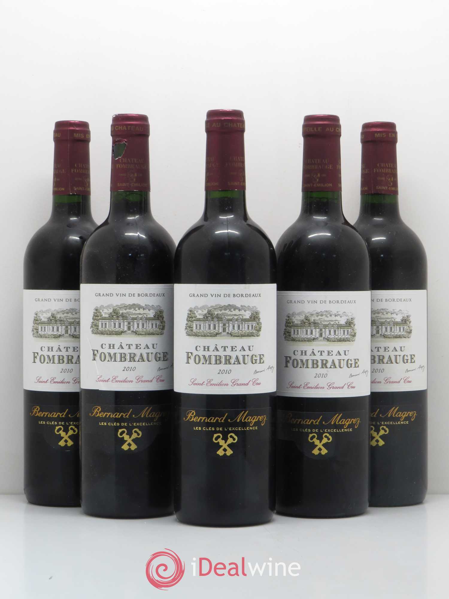 Château Fombrauge Grand Cru Classé 2010 - Lot de 5 bouteilles - 0