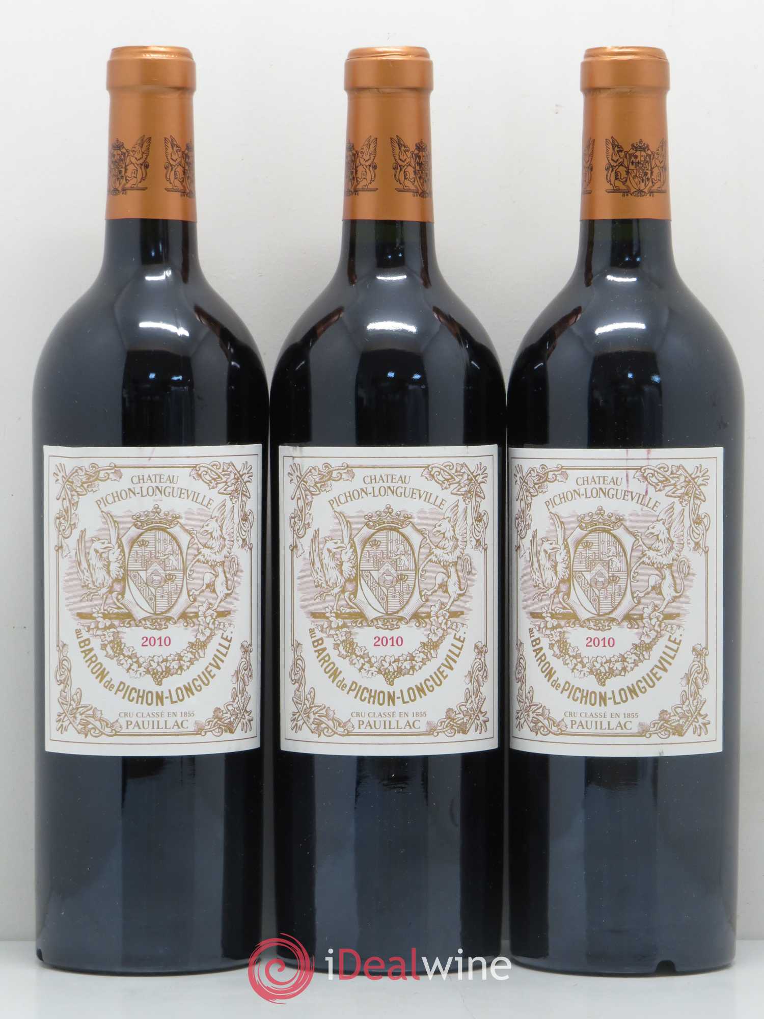 Pichon Longueville Baron 2ème Grand Cru Classé 2010 - Lot de 6 bouteilles - 1