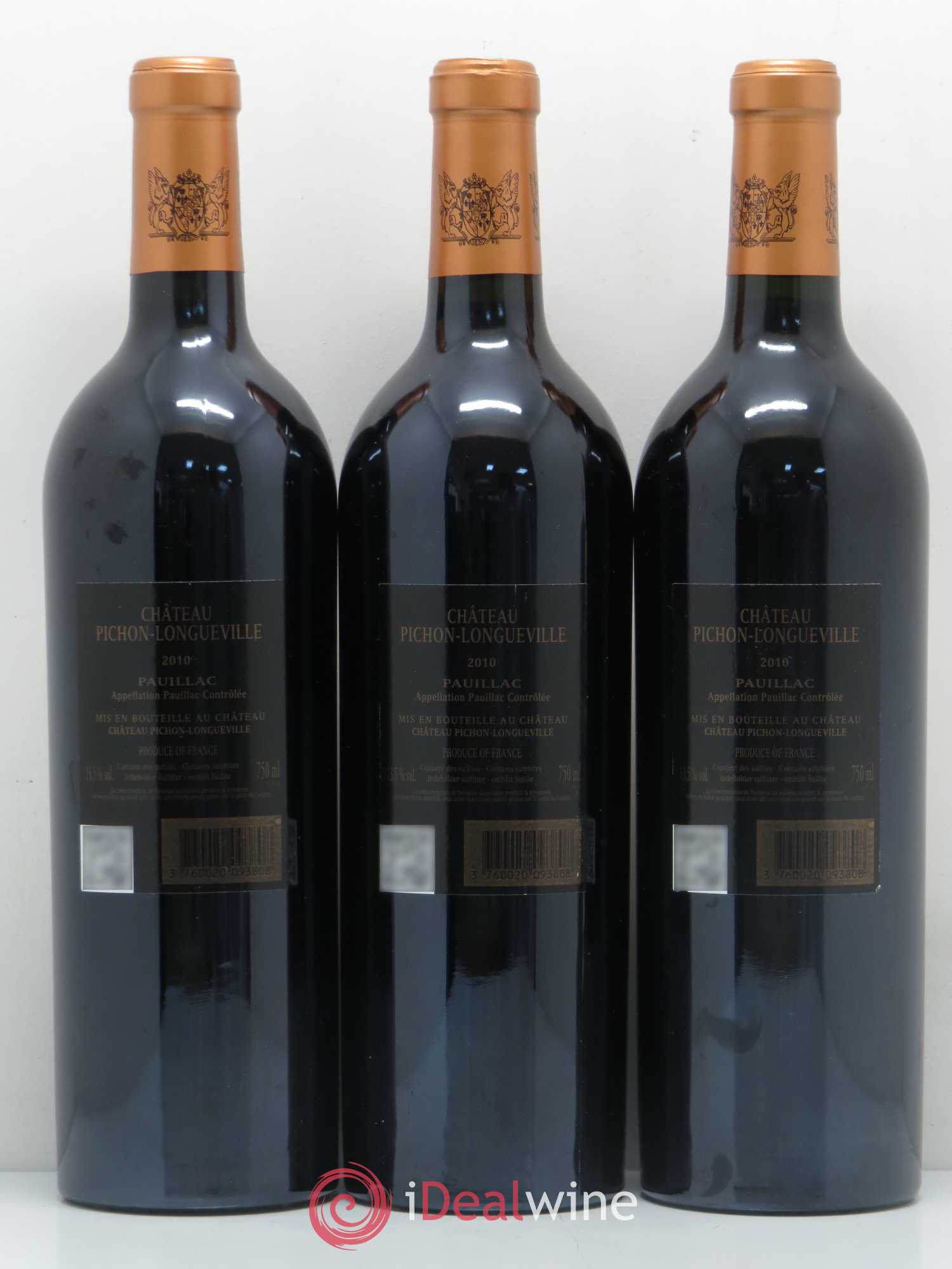 Pichon Longueville Baron 2ème Grand Cru Classé 2010 - Lot de 6 bouteilles - 2
