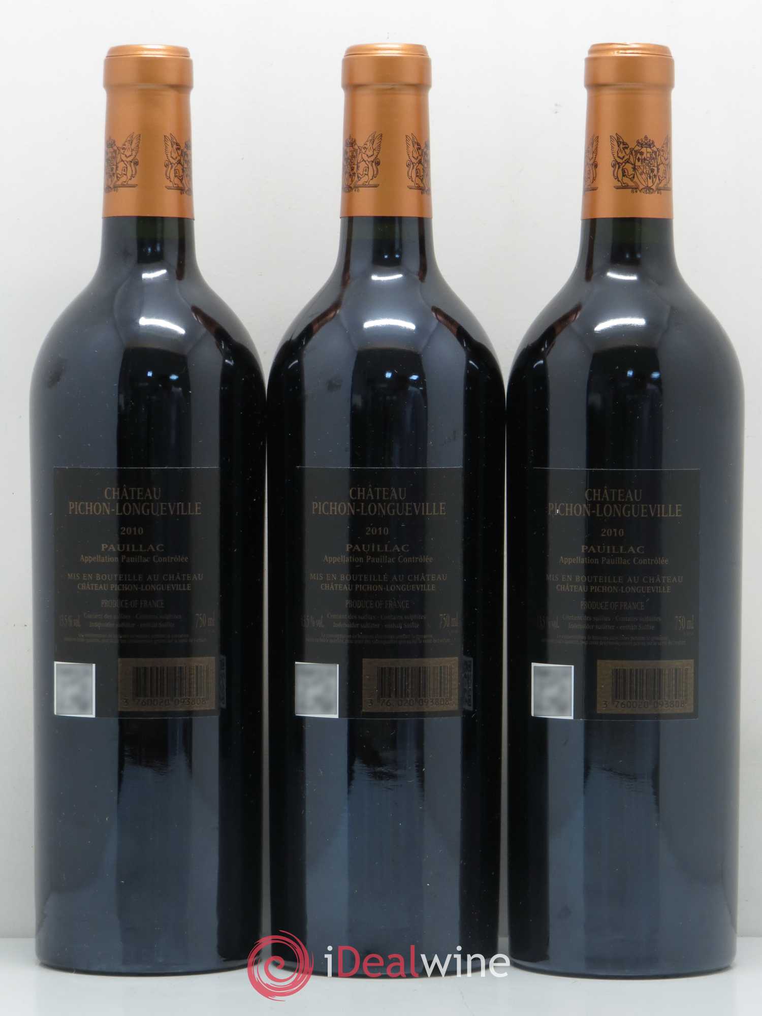 Pichon Longueville Baron 2ème Grand Cru Classé 2010 - Lot de 6 bouteilles - 4