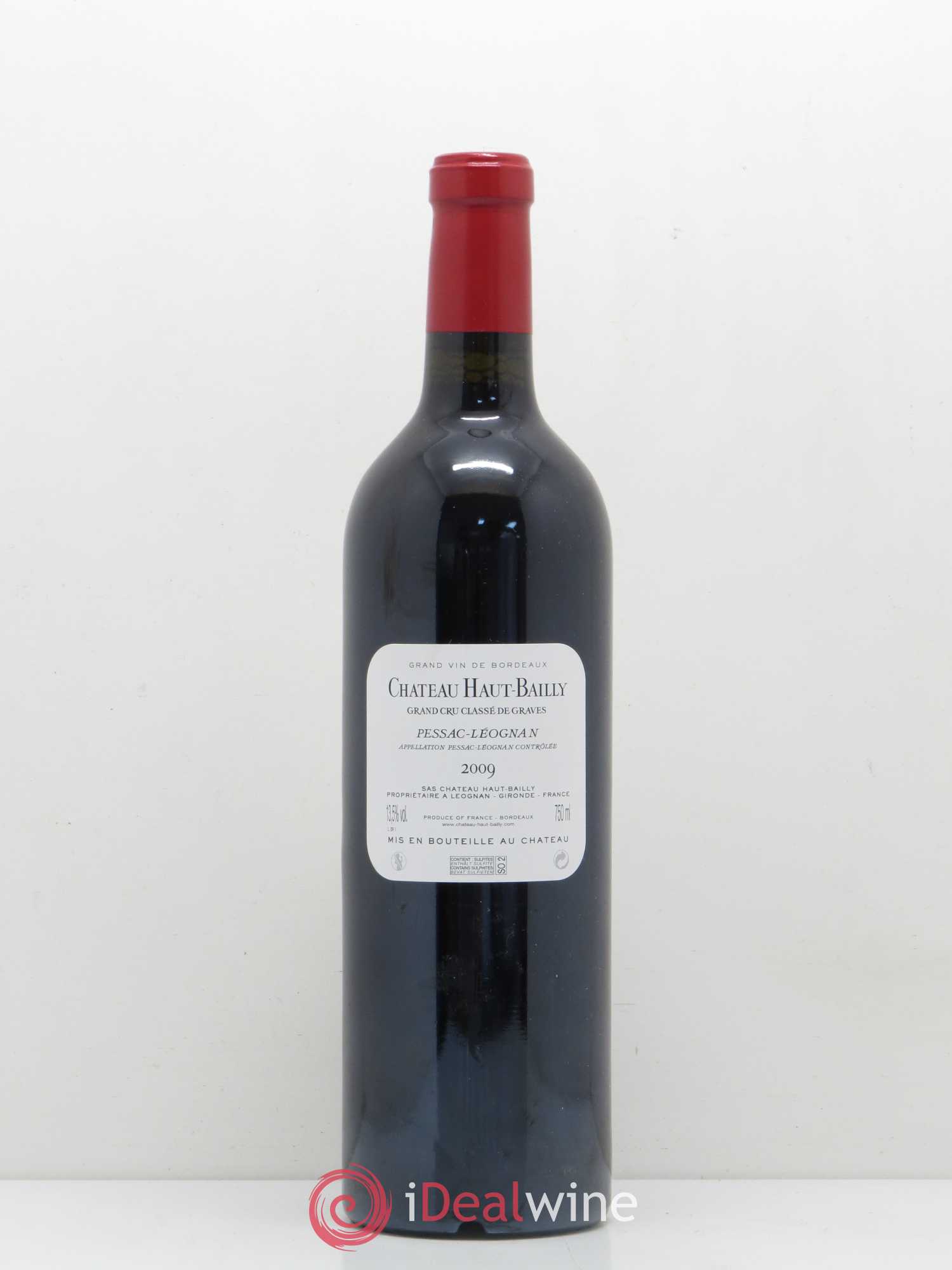 Château Haut-Bailly Cru Classé de Graves 2009 - Lot de 1 bouteille - 1