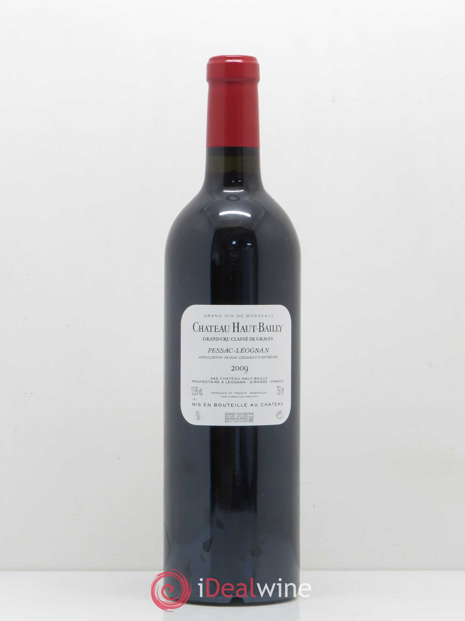 Château Haut-Bailly Cru Classé de Graves 2009 - Lot de 1 bouteille - 1
