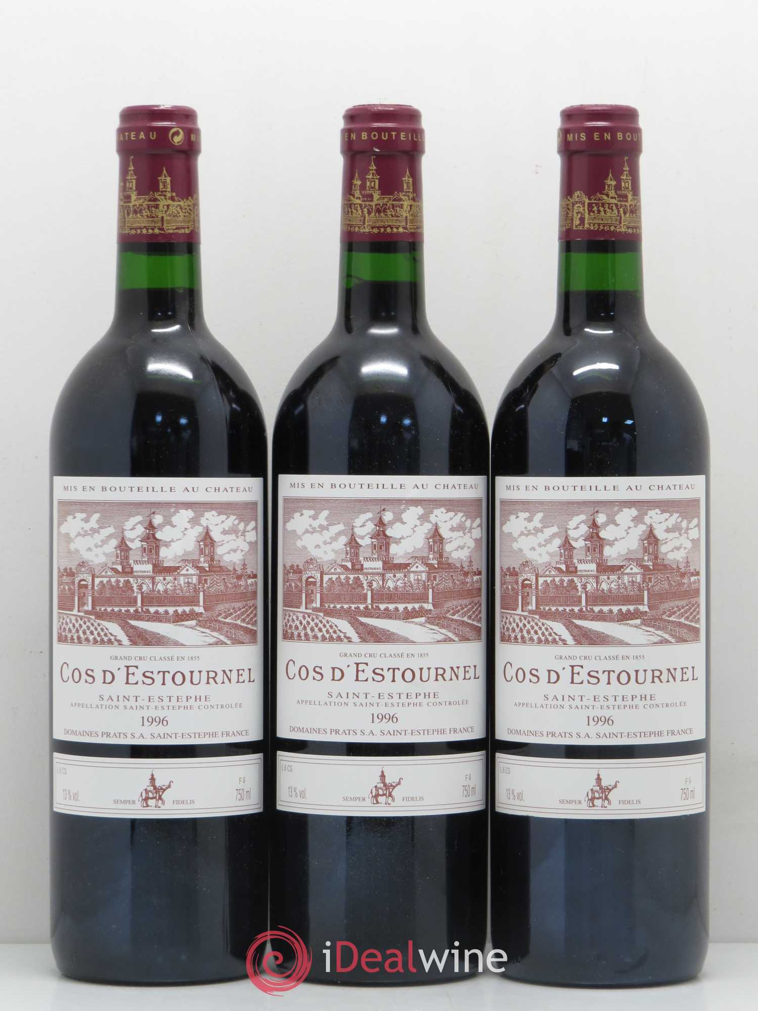 Cos d'Estournel 2ème Grand Cru Classé 1996 - Lot de 6 bouteilles - 2