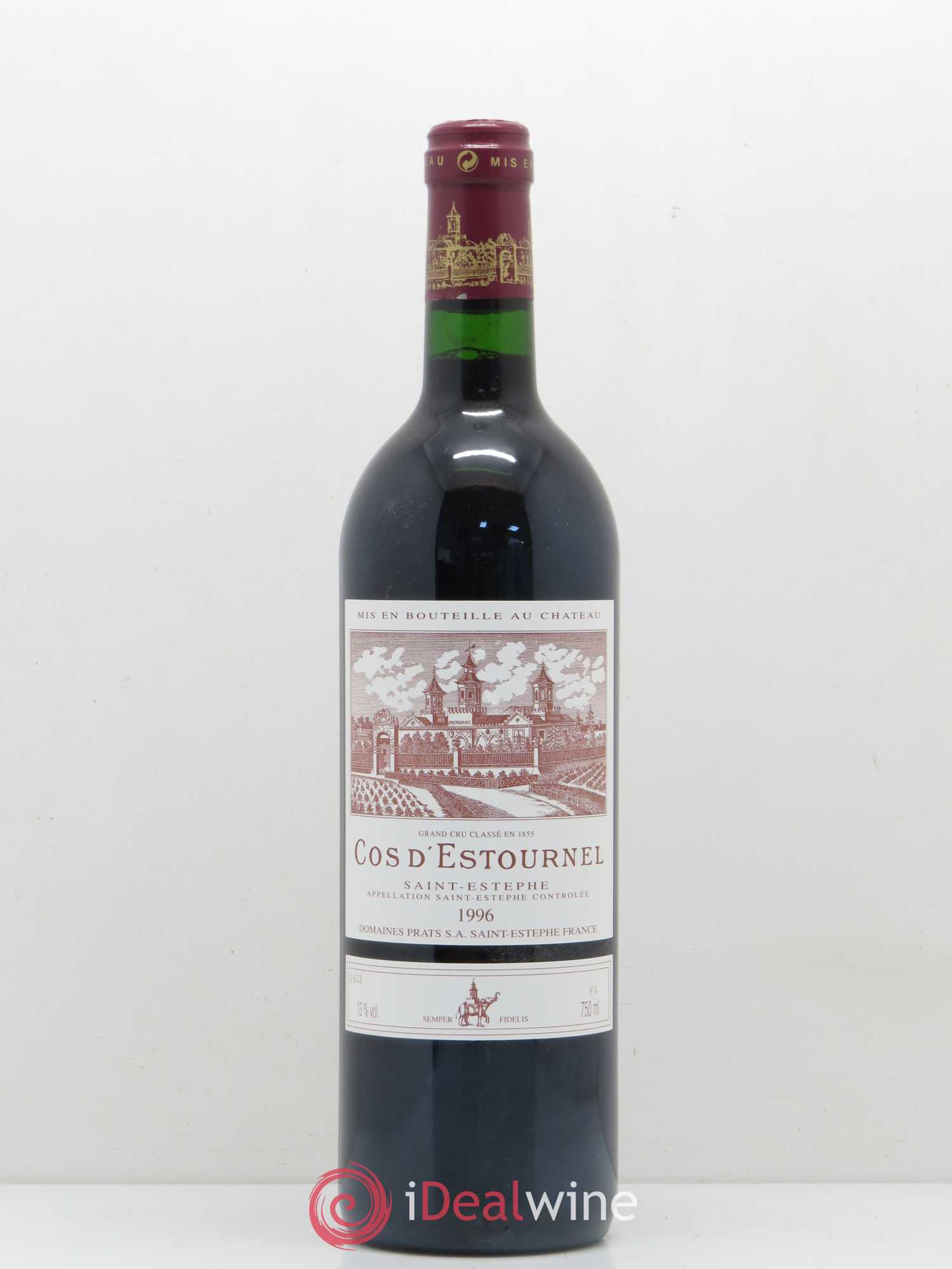 Cos d'Estournel 2ème Grand Cru Classé 1996 - Lot de 1 bouteille - 0