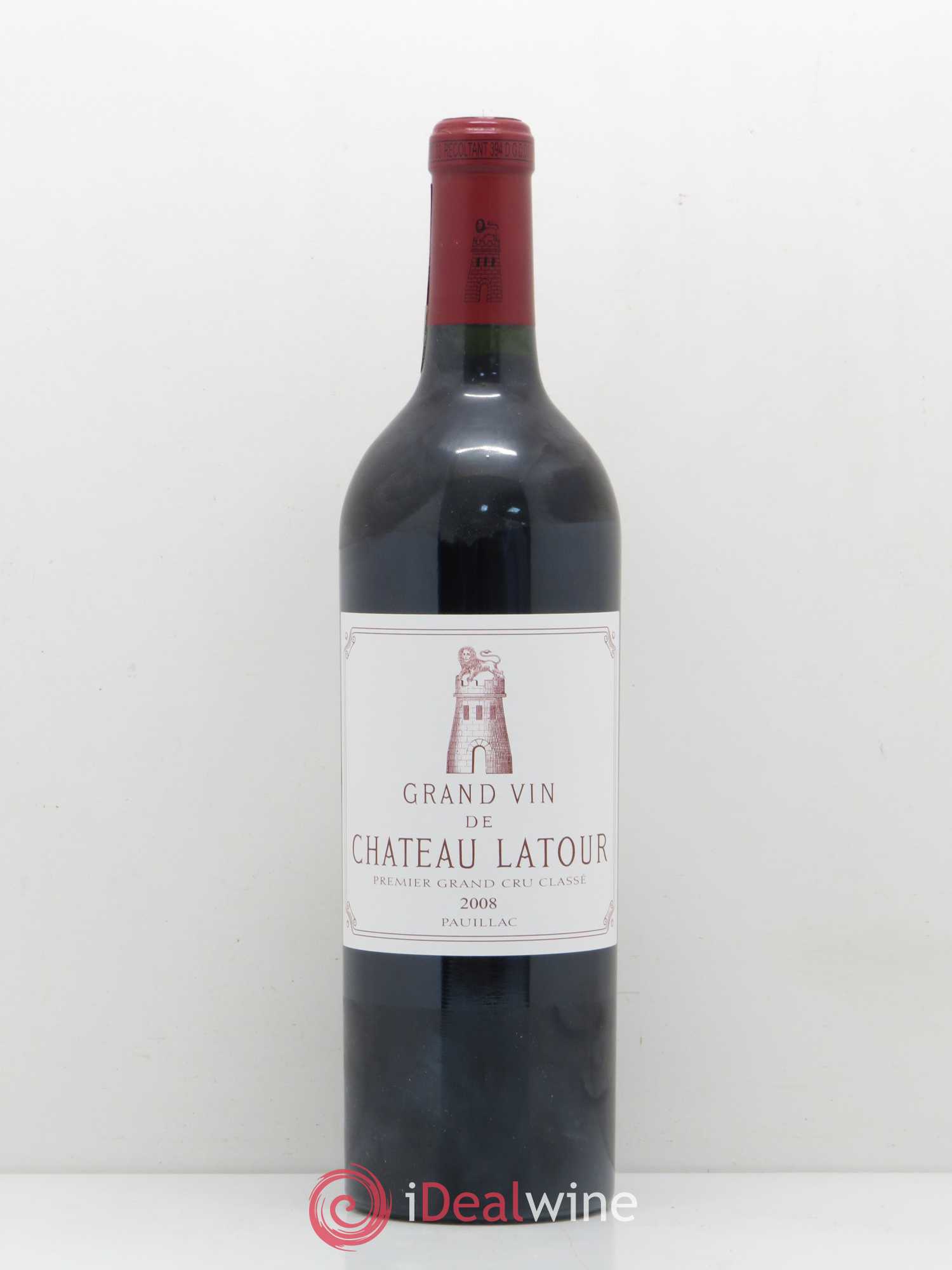 Château Latour 1er Grand Cru Classé 2008 - Lot de 1 bouteille - 0