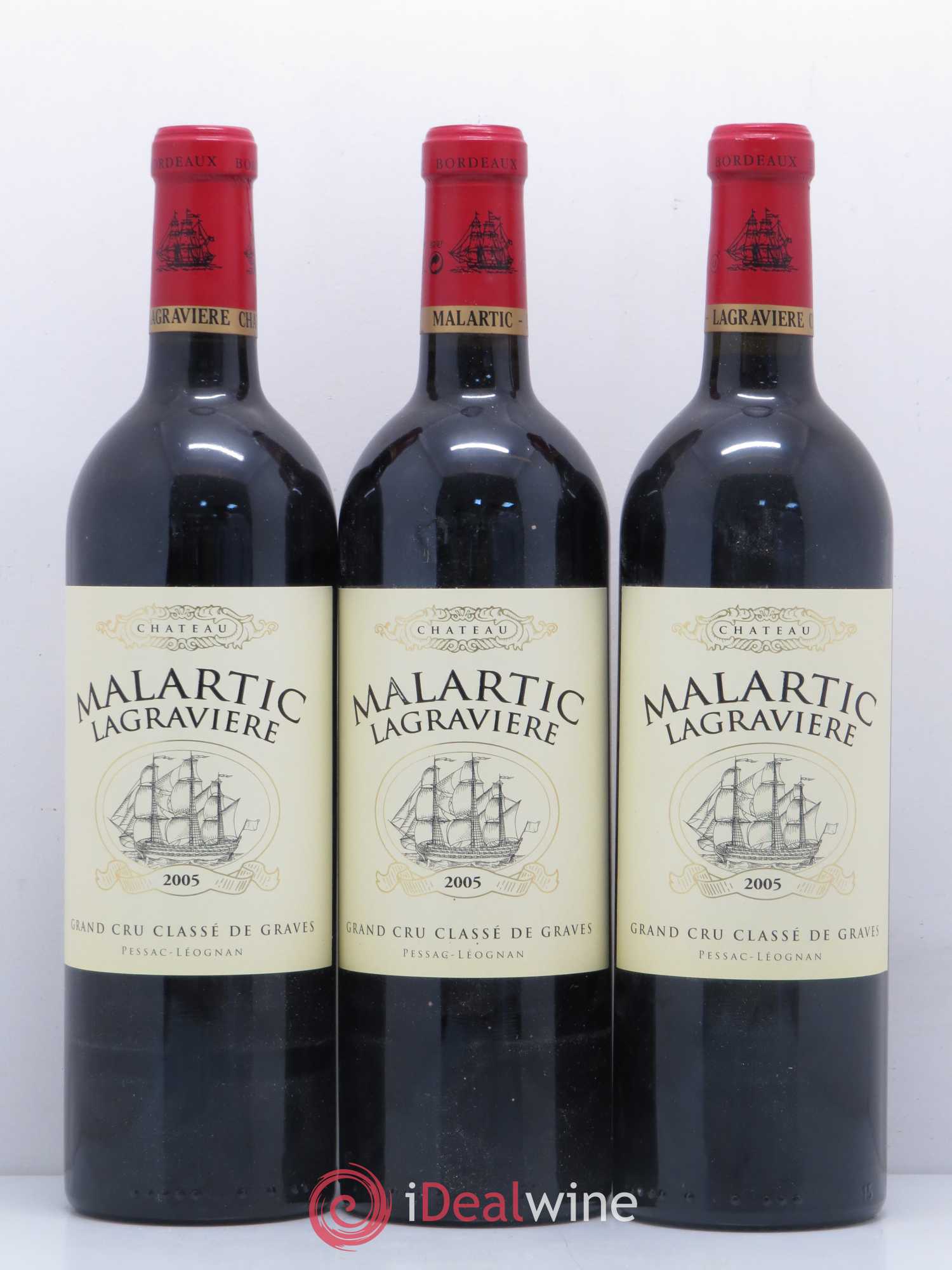 Château Malartic-Lagravière Cru Classé de Graves 2005 - Lot de 6 bouteilles - 1