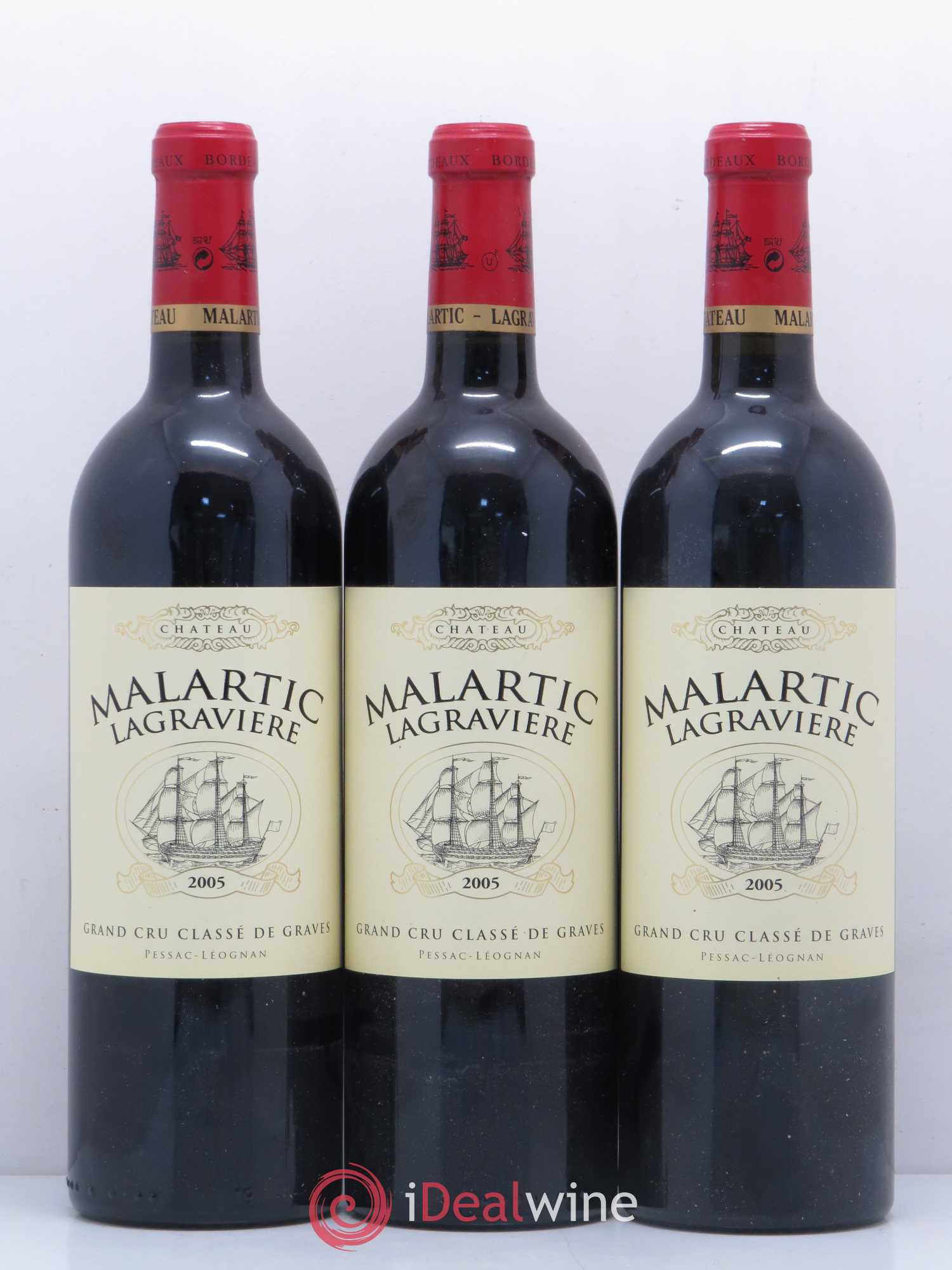 Château Malartic-Lagravière Cru Classé de Graves 2005 - Lot de 6 bouteilles - 2