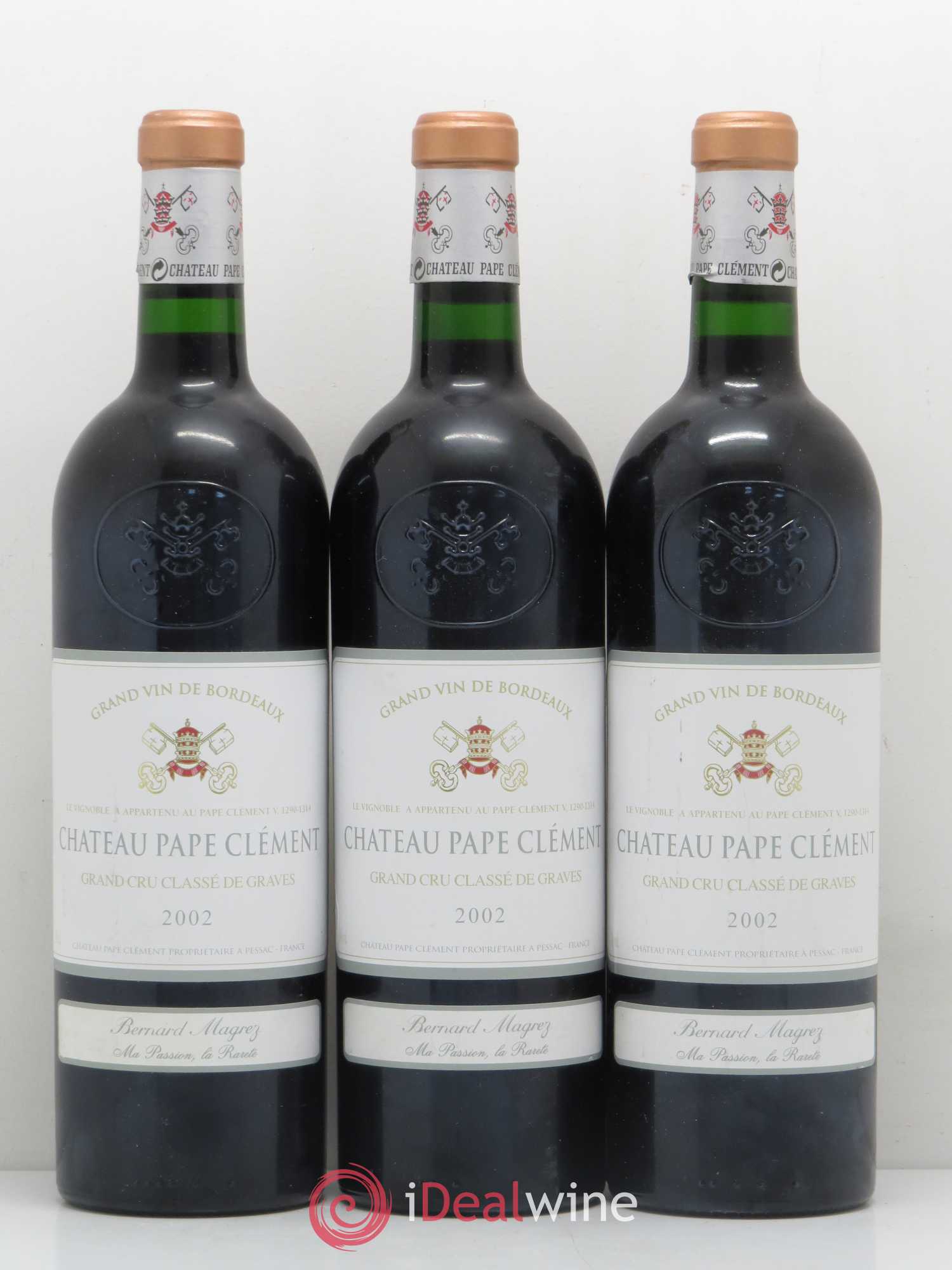 Château Pape Clément Cru Classé de Graves 2002 - Lot de 6 bouteilles - 1