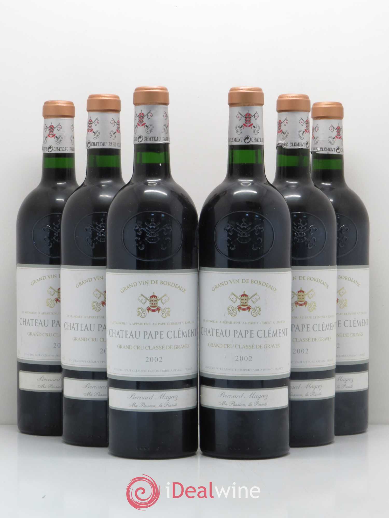 Château Pape Clément Cru Classé de Graves 2002 - Lot de 6 bouteilles - 0