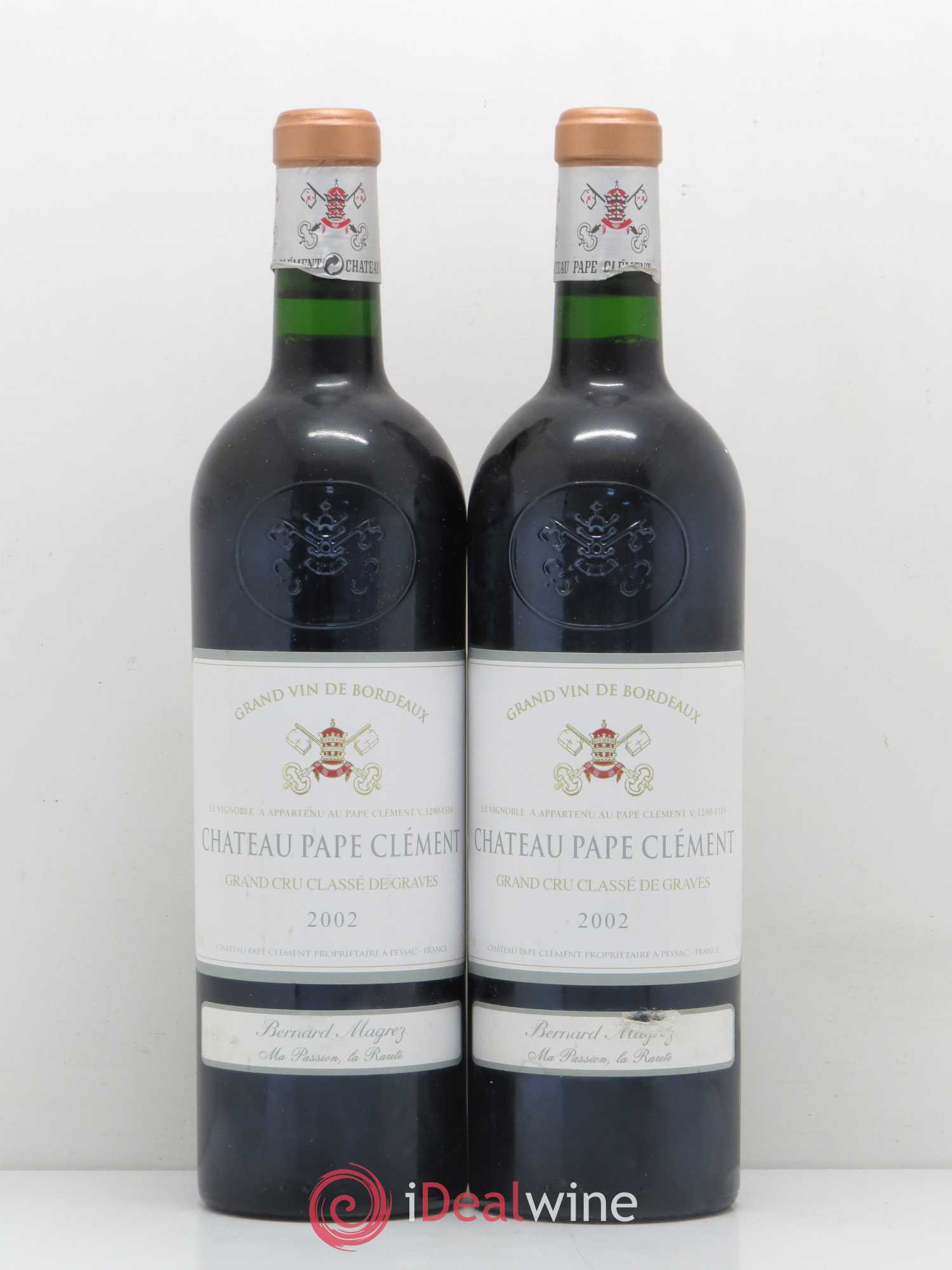Château Pape Clément Cru Classé de Graves 2002 - Lot de 2 bouteilles - 0
