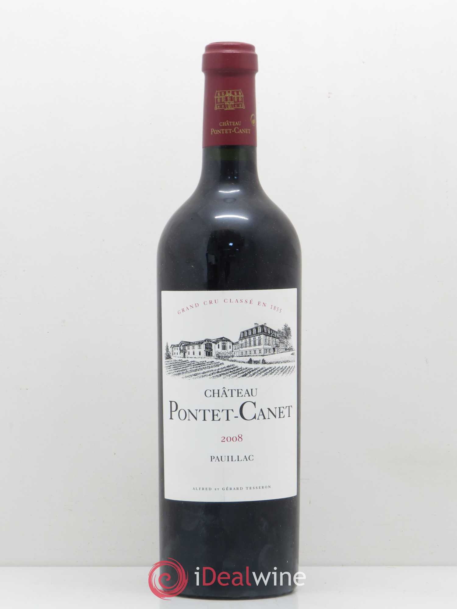 Château Pontet Canet 5ème Grand Cru Classé 2008 - Lot de 1 bouteille - 0