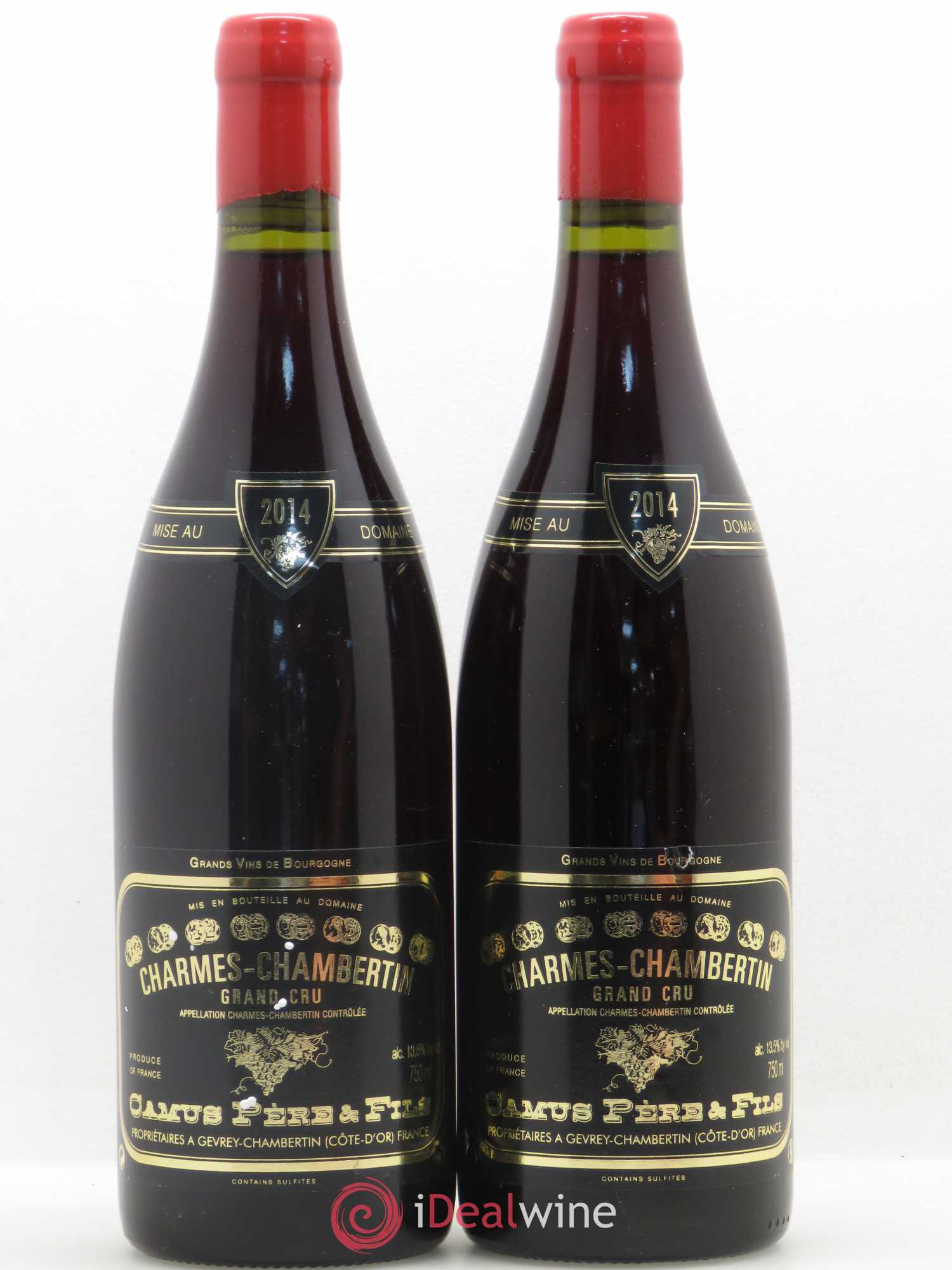Charmes-Chambertin Grand Cru Domaine Camus 2014 - Lot de 2 bouteilles - 0