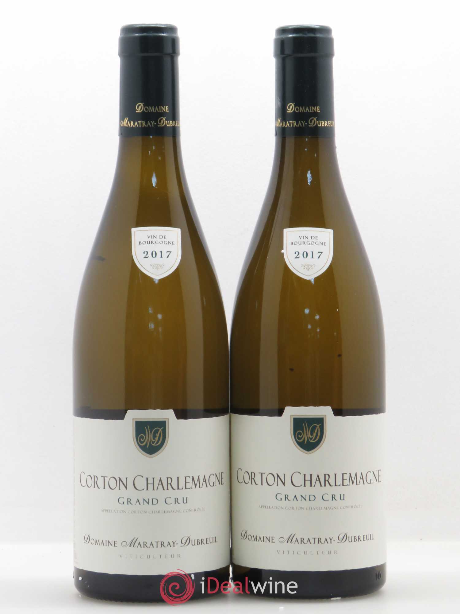 Corton-Charlemagne Grand Cru Domaine Maratray Dubreuil 2017 - Lot de 2 bouteilles - 0