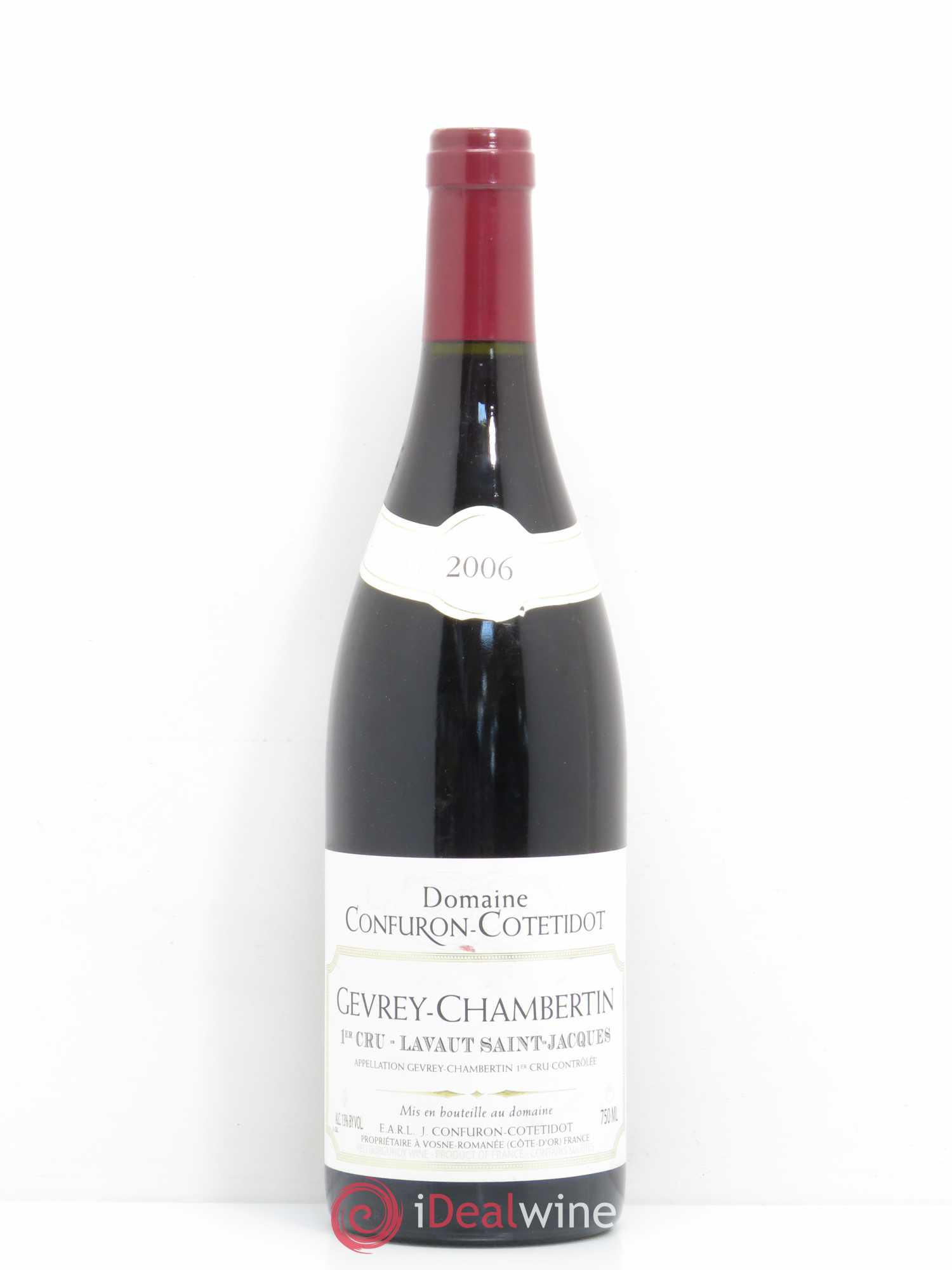 Gevrey-Chambertin 1er Cru Lavaut Saint-Jacques Confuron-Cotetidot 2006 - Lot de 1 bouteille - 0