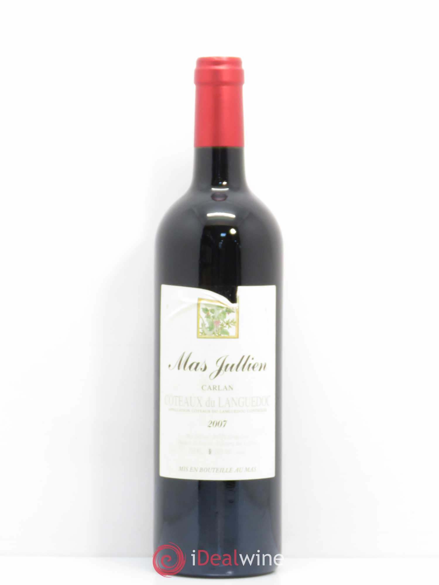 Terrasses du Larzac Mas Jullien Carlan Olivier Jullien 2007 - Lot de 1 bouteille - 0