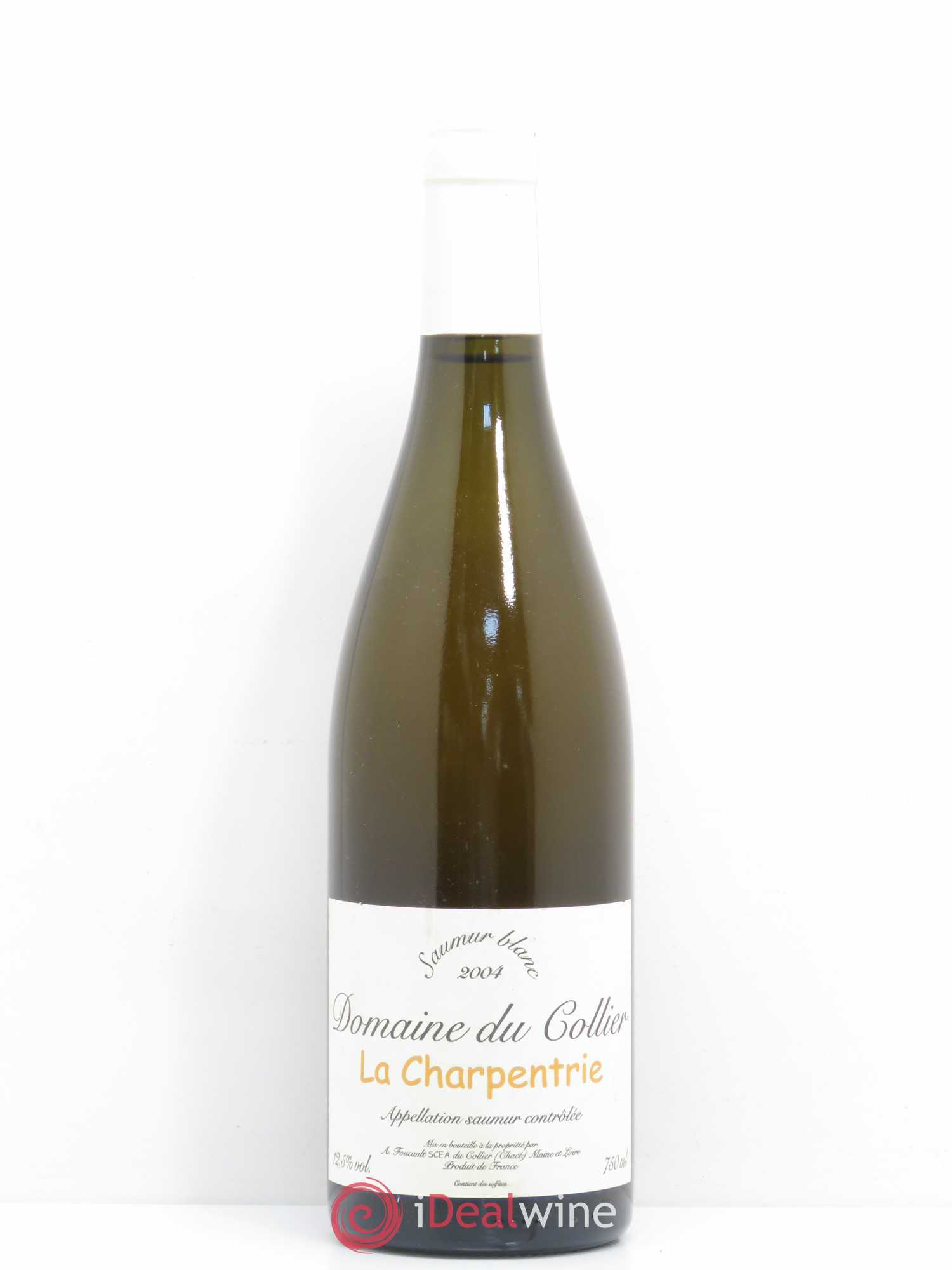 Saumur La Charpentrie Domaine du Collier 2004 - Lot de 1 bouteille - 0