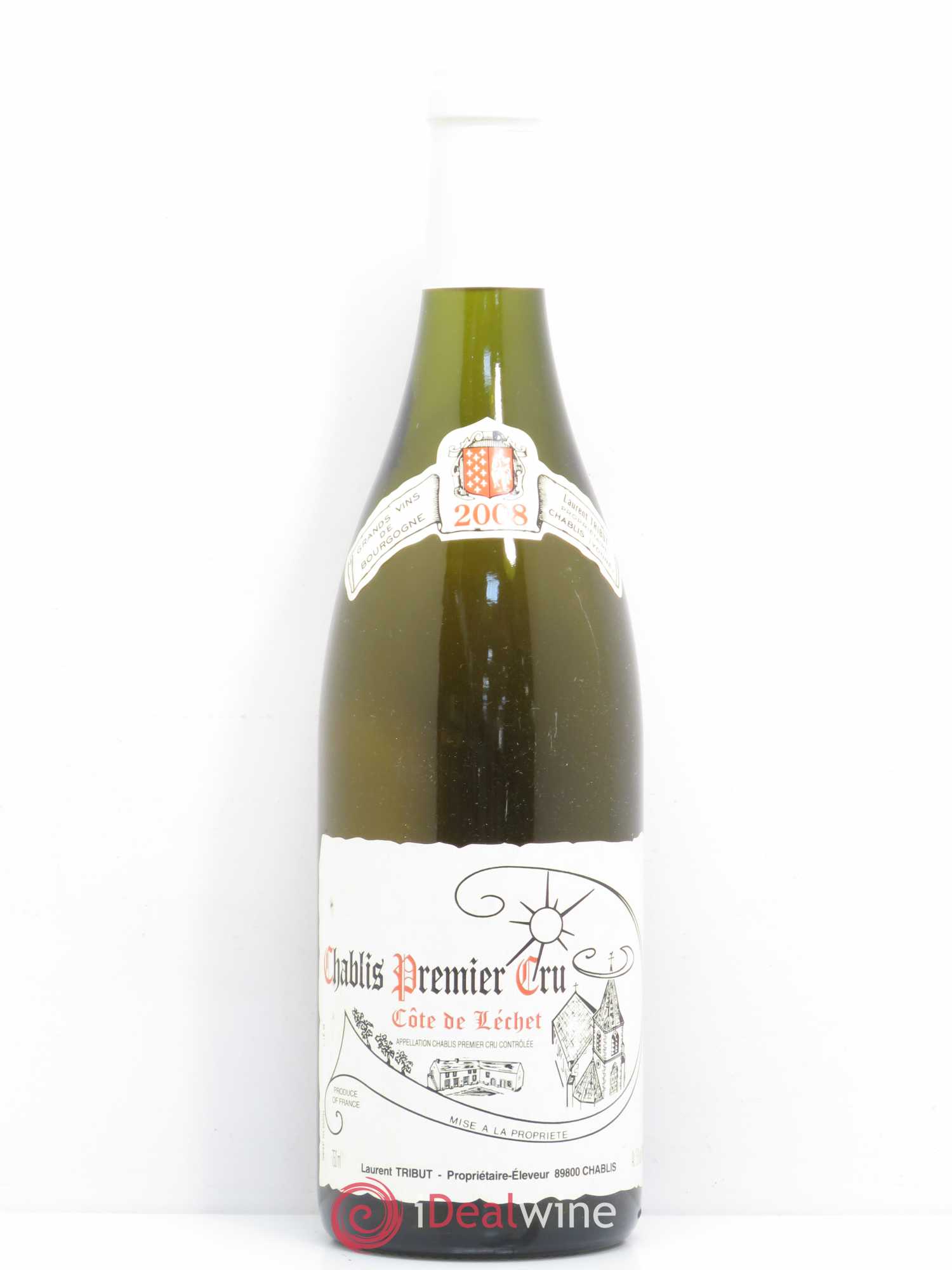 Chablis 1er Cru Côte De Lechet Laurent Tribut 2008 - Posten von 1 Flasche - 0