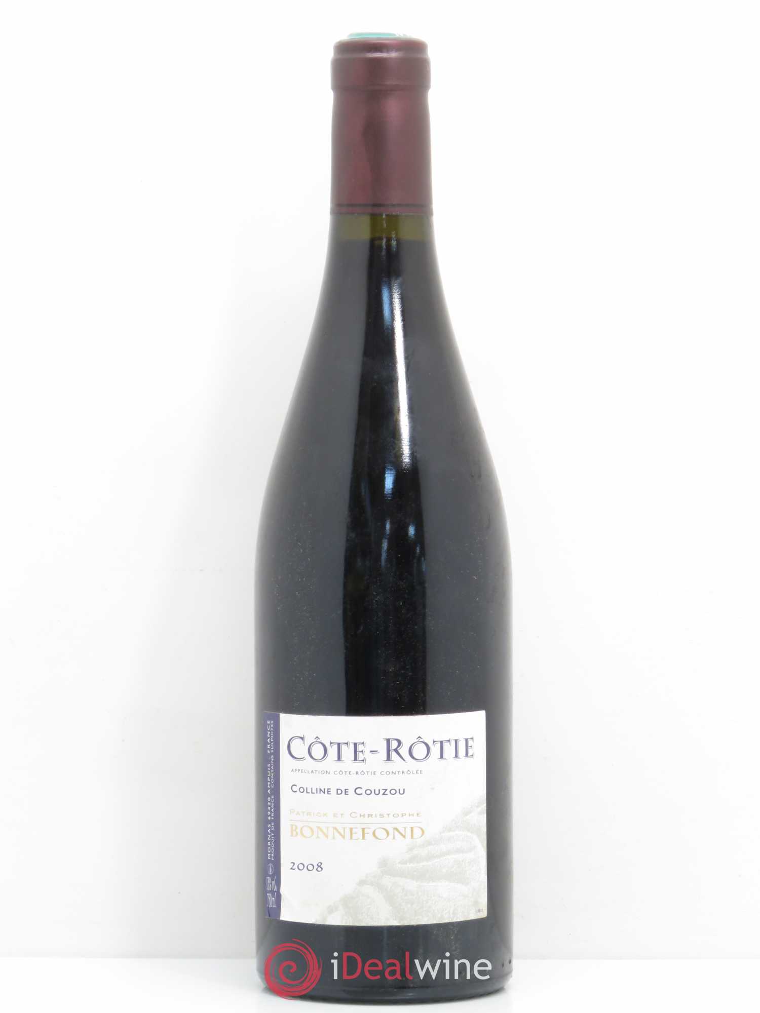 Côte-Rôtie Colline de Couzou Domaine Bonnefond 2008 - Lot de 1 bouteille - 0
