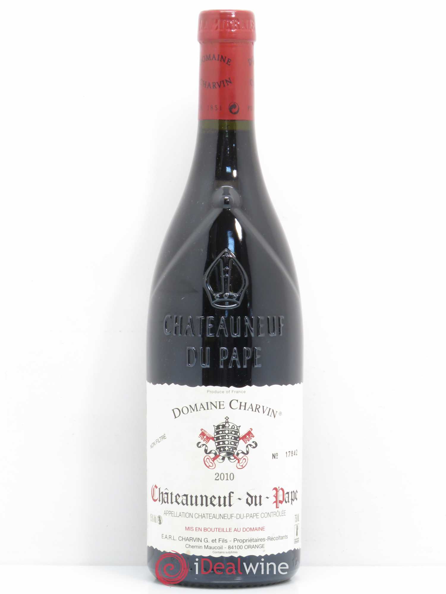 Châteauneuf-du-Pape Charvin (Domaine) 2010 - Lot de 1 bouteille - 0