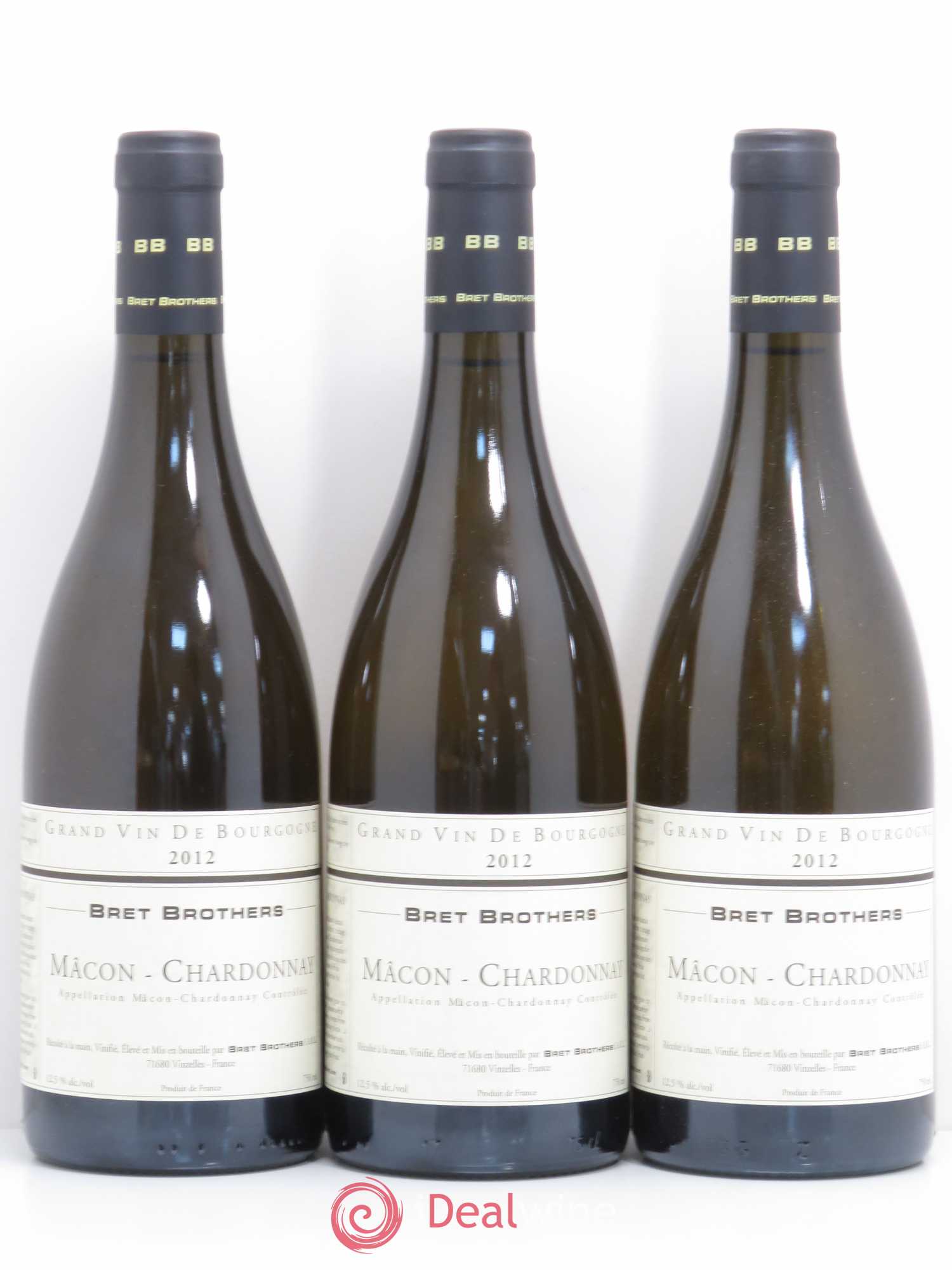 Mâcon-Chardonnay Bret Brothers 2012 - Lot de 3 bouteilles - 0