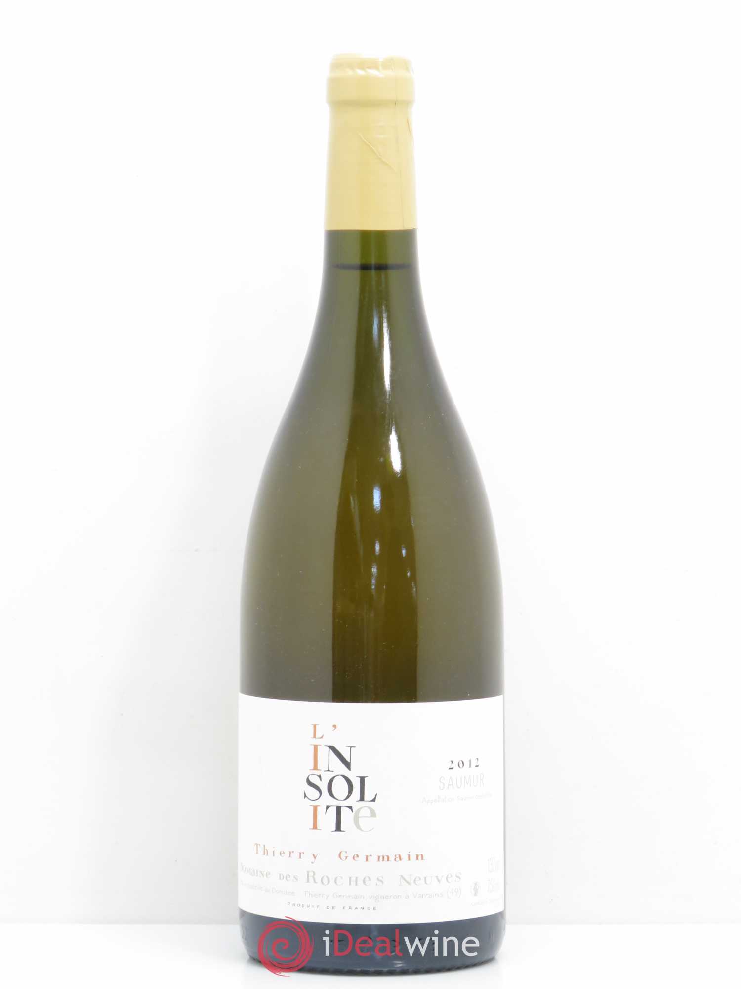 Saumur Insolite Domaine des Roches Neuves - Thierry Germain 2012 - Lot de 1 bouteille - 0