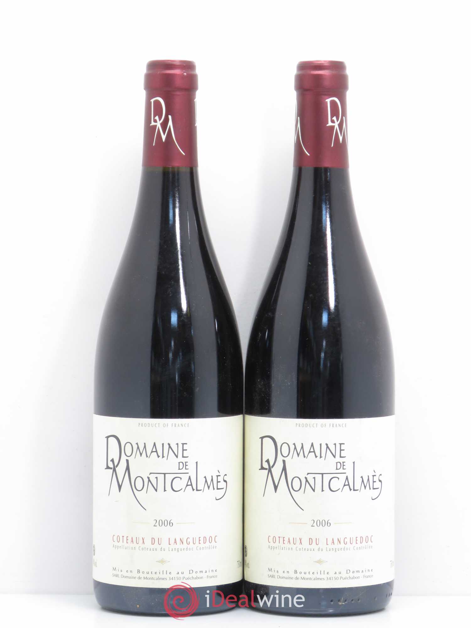 Terrasses du Larzac Domaine de Montcalmès Frédéric Pourtalié 2006 - Lot de 2 bouteilles - 0