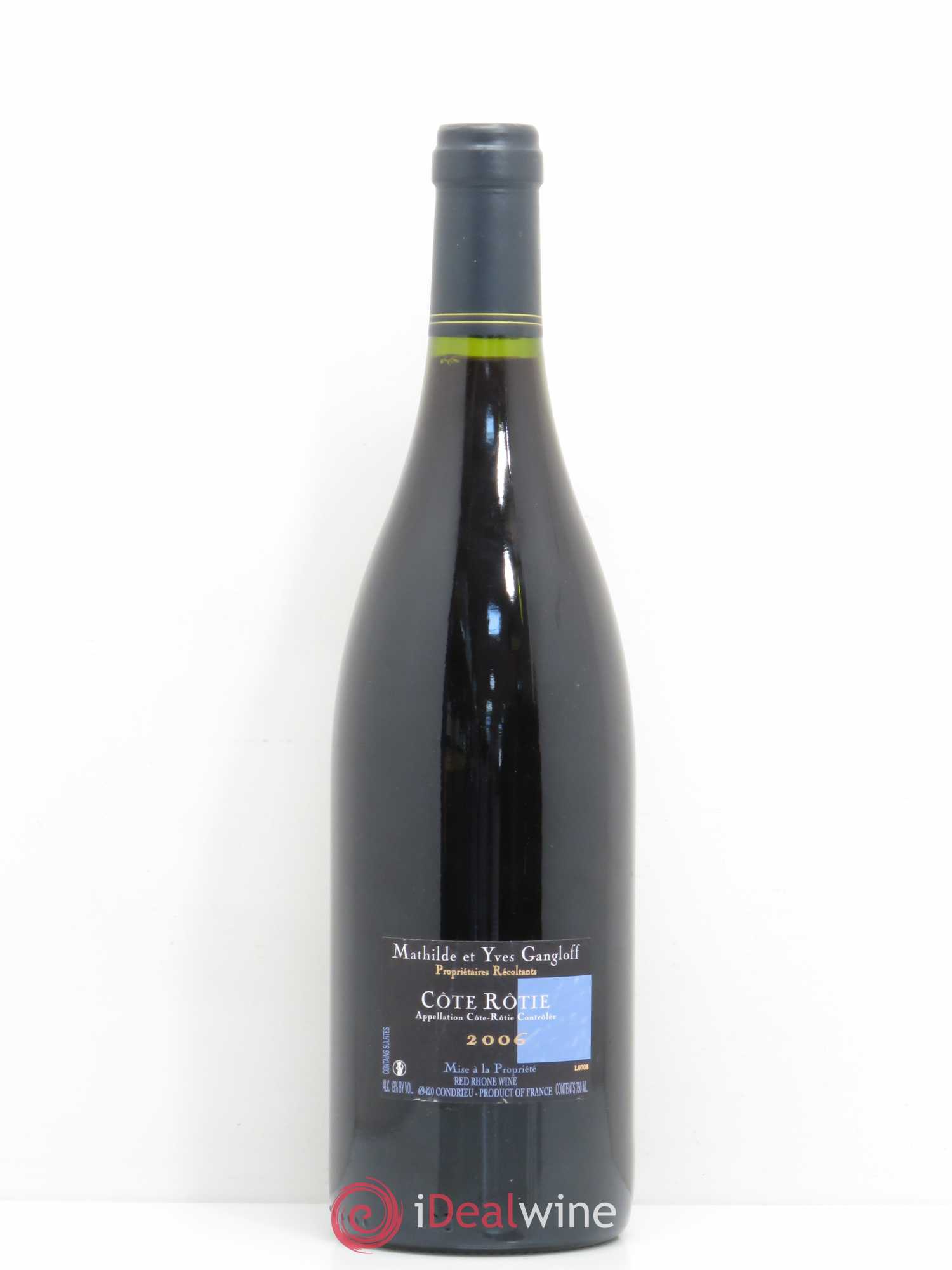 Côte-Rôtie La Barbarine Gangloff (Domaine) 2006 - Lot de 1 bouteille - 1