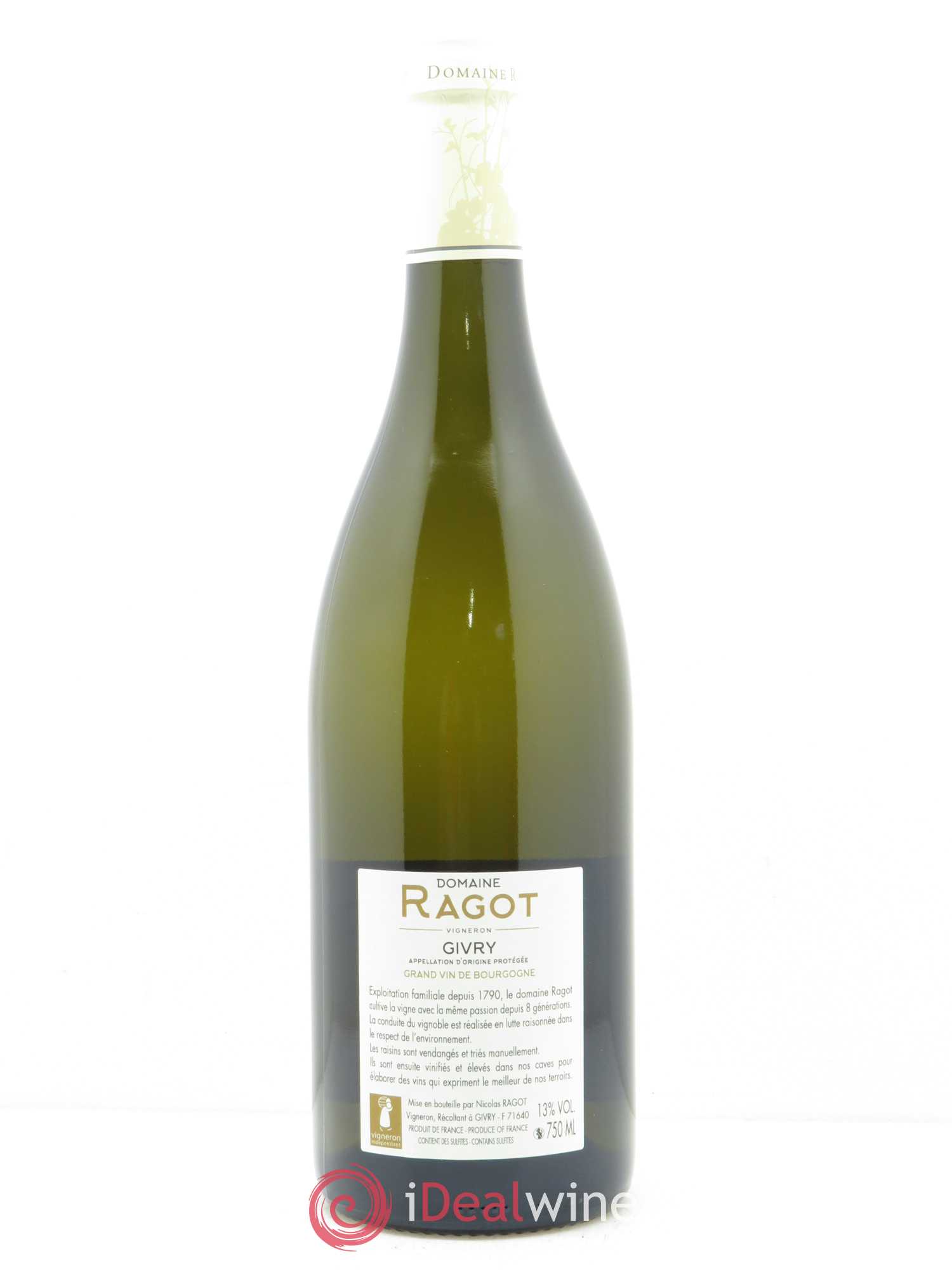 Givry Teppe de Chenèves Ragot (Domaine) 2017 - Lot de 1 bouteille - 1
