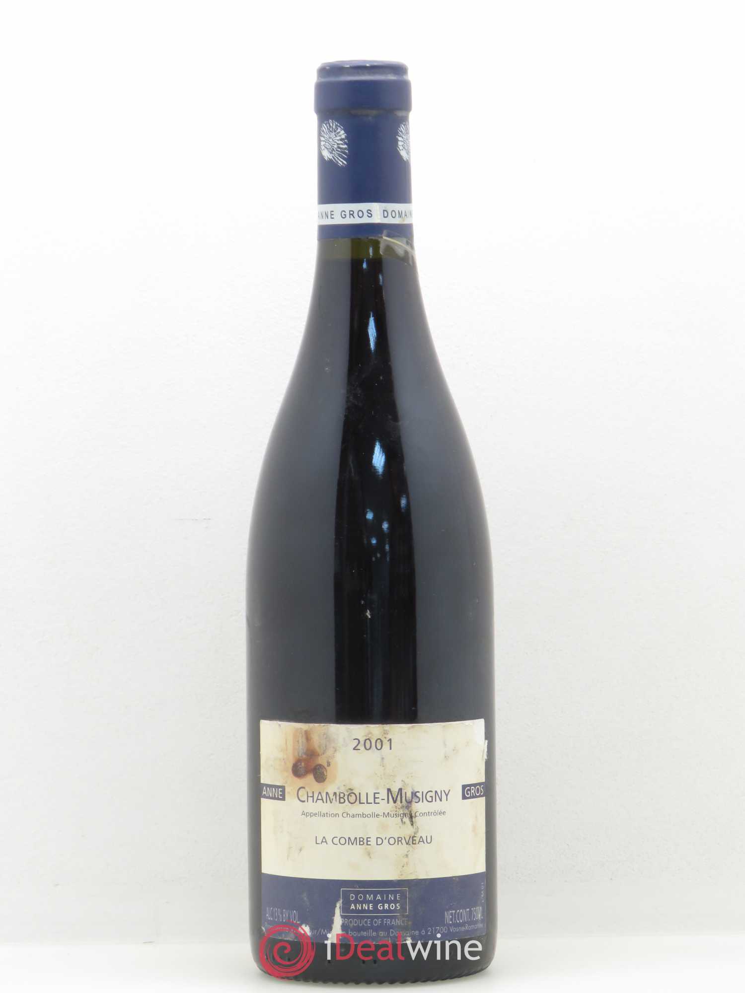 Chambolle-Musigny La Combe d'Orveau Anne Gros 2001 - Lot de 1 bouteille - 0