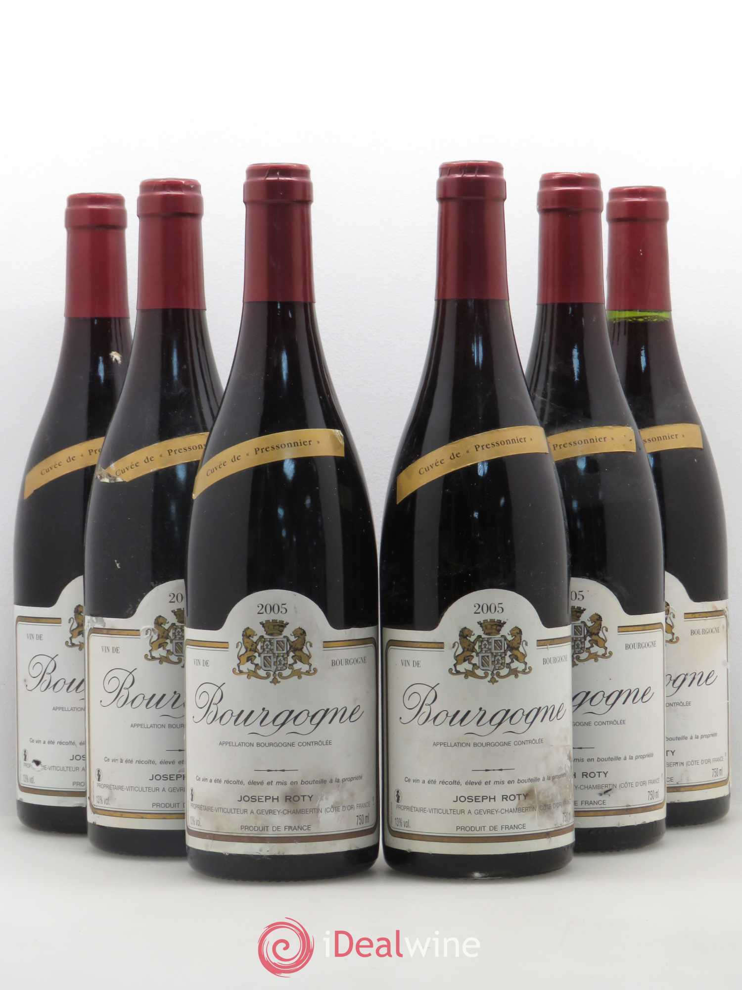 Bourgogne Cuvée de Pressonnier Joseph Roty (Domaine) 2005 - Lot de 6 bouteilles - 0