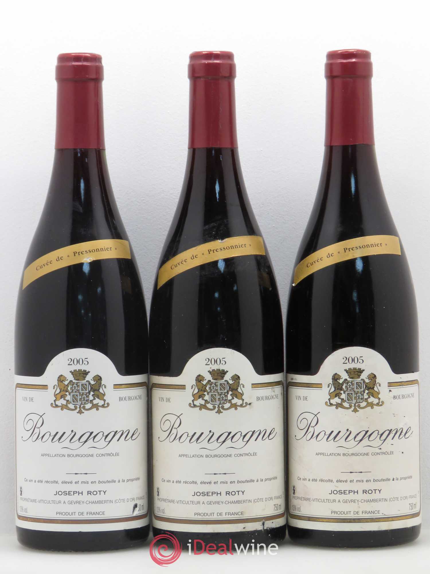 Bourgogne Cuvée de Pressonnier Joseph Roty (Domaine) 2005 - Lotto di 6 bottiglie - 1