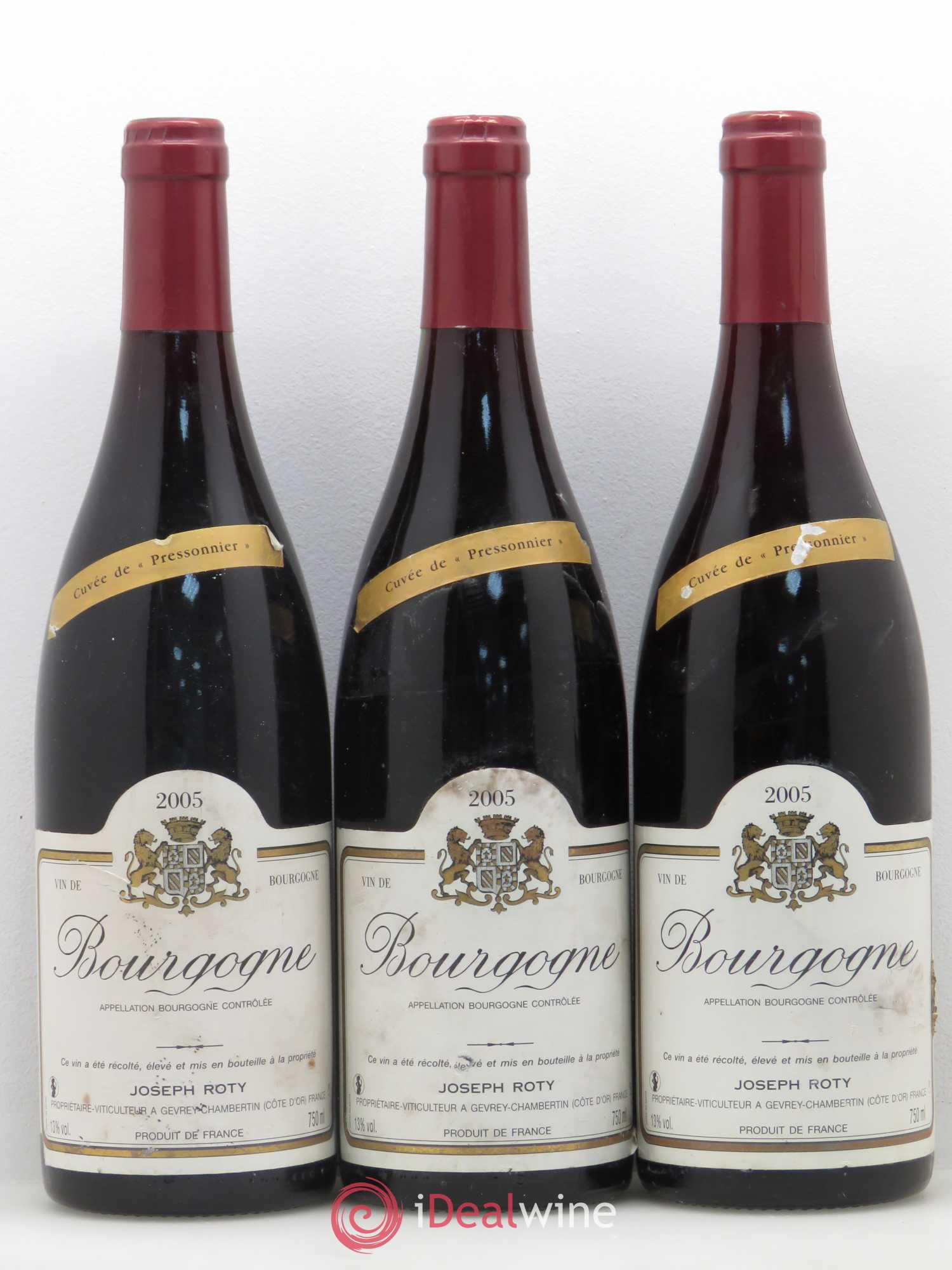 Bourgogne Cuvée de Pressonnier Joseph Roty (Domaine) 2005 - Lotto di 6 bottiglie - 2