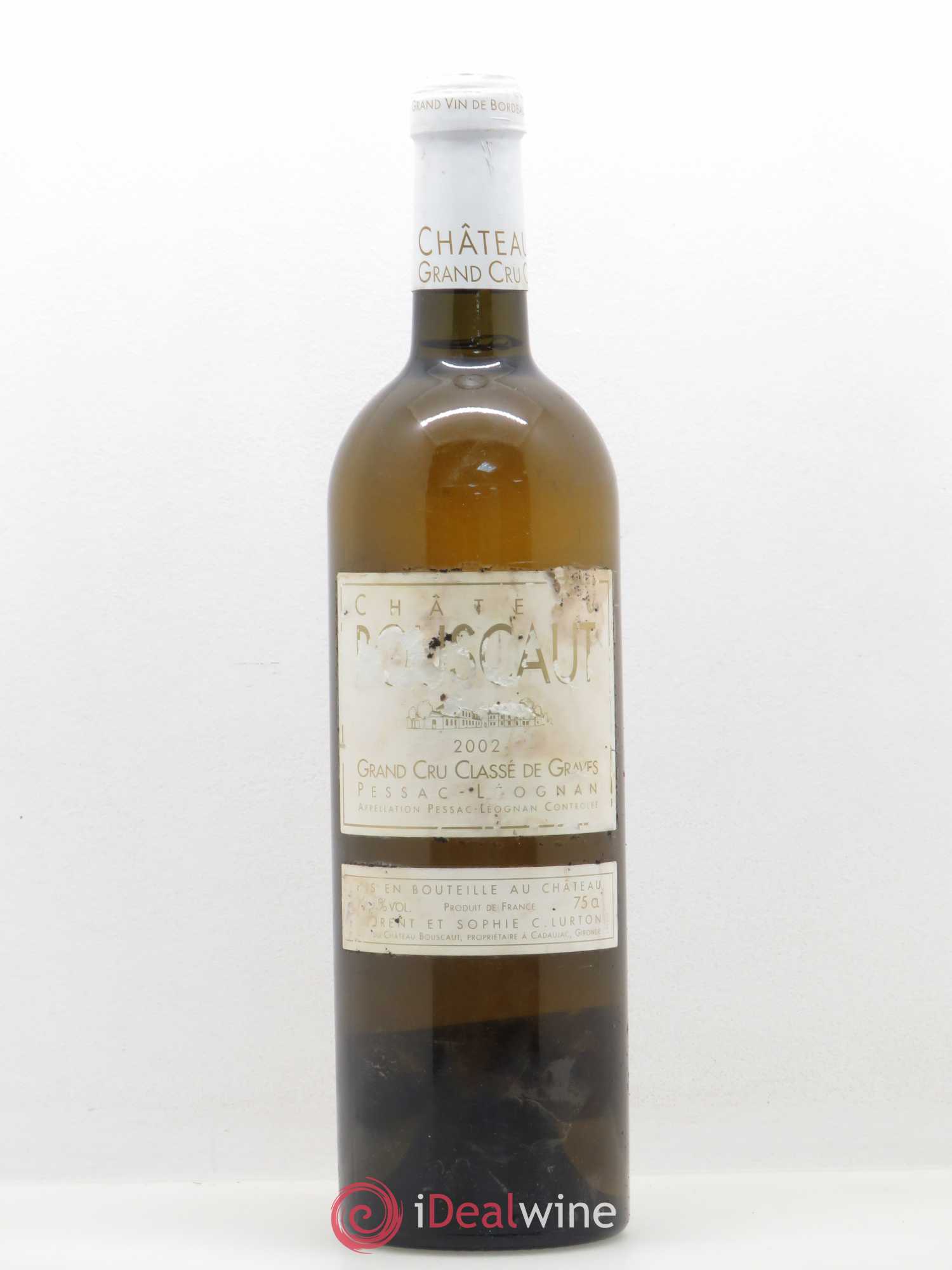 Château Bouscaut Cru Classé de Graves 2002 - Lot de 1 bouteille - 0
