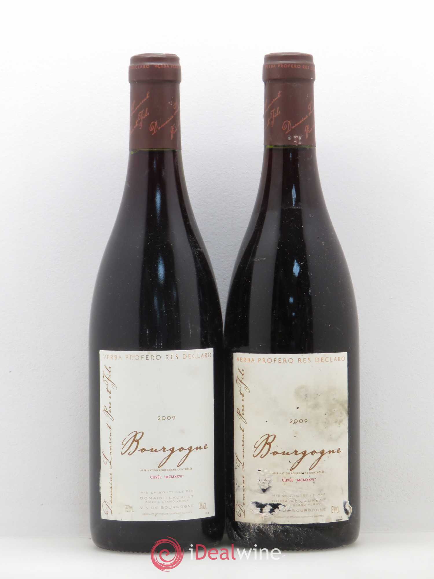 Bourgogne Cuvée MCMXXVI Dominique Laurent 2009 - Posten von 2 Flaschen - 0