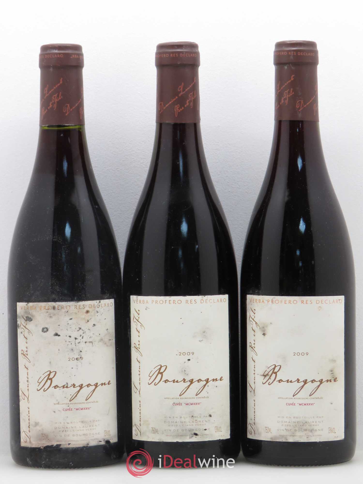 Bourgogne Cuvée MCMXXVI Dominique Laurent 2009 - Posten von 3 Flaschen - 0