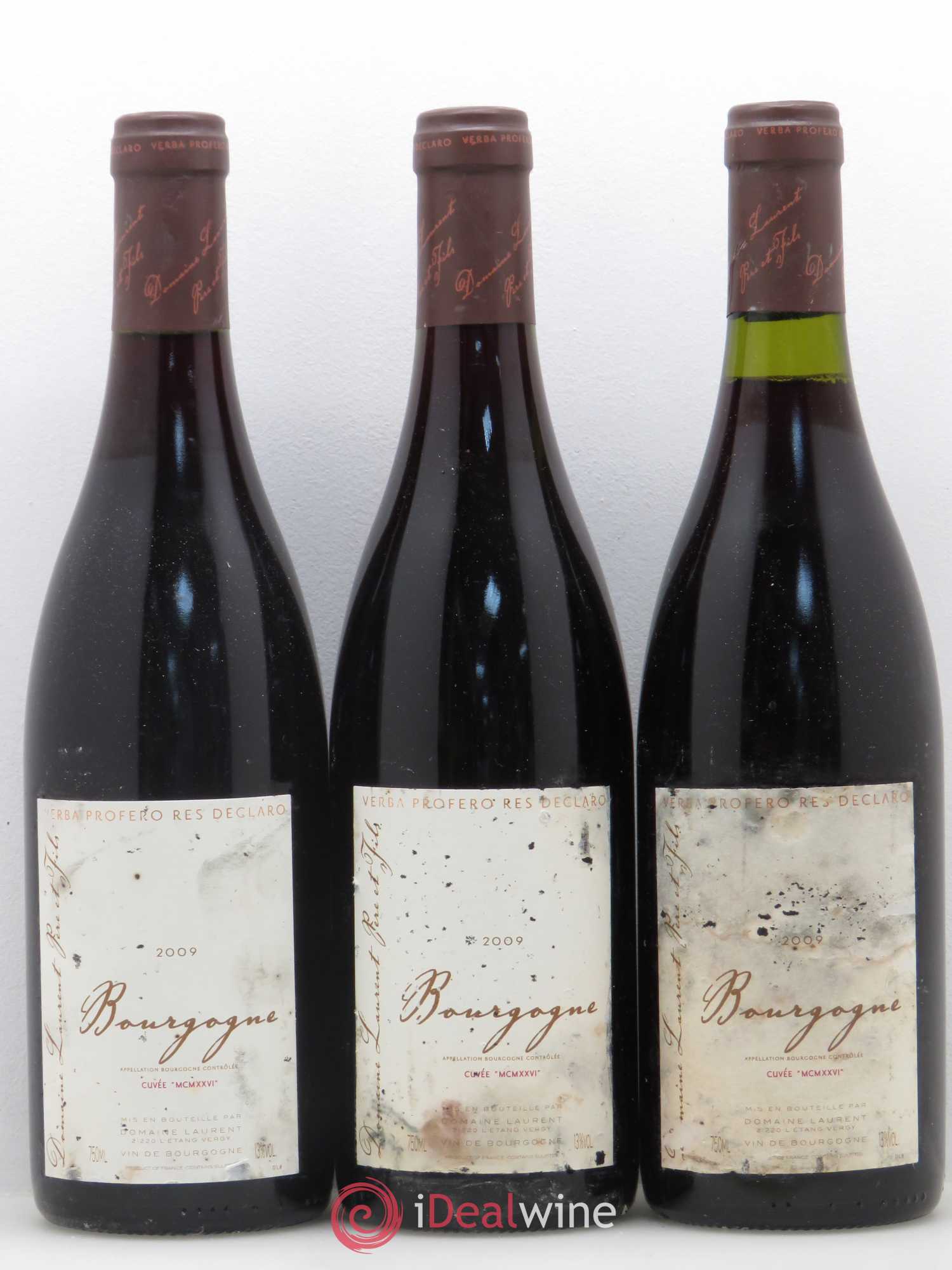 Bourgogne Cuvée MCMXXVI Dominique Laurent 2009 - Posten von 3 Flaschen - 0