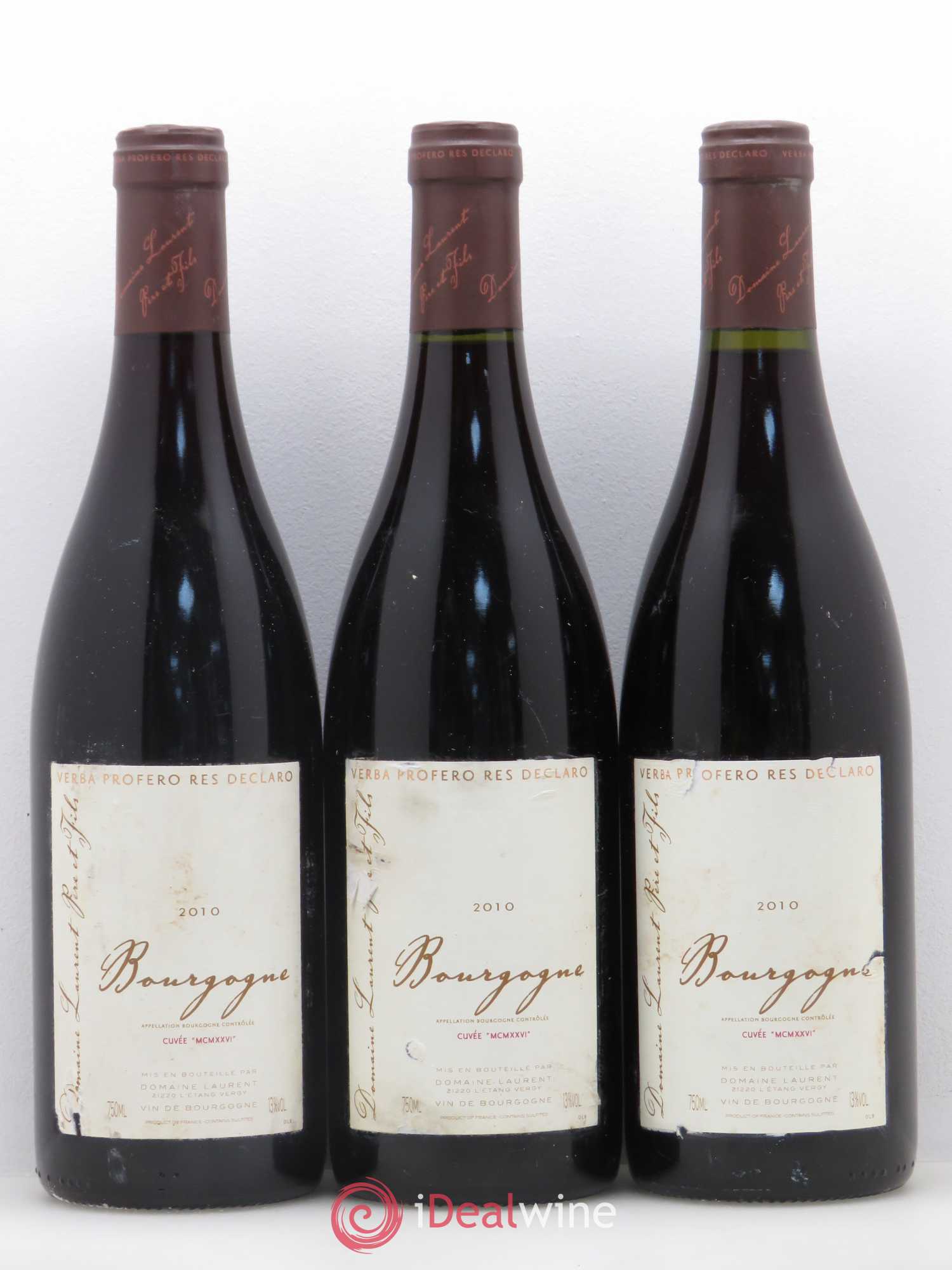 Bourgogne Cuvée MCMXXVI Dominique Laurent 2010 - Posten von 6 Flaschen - 2