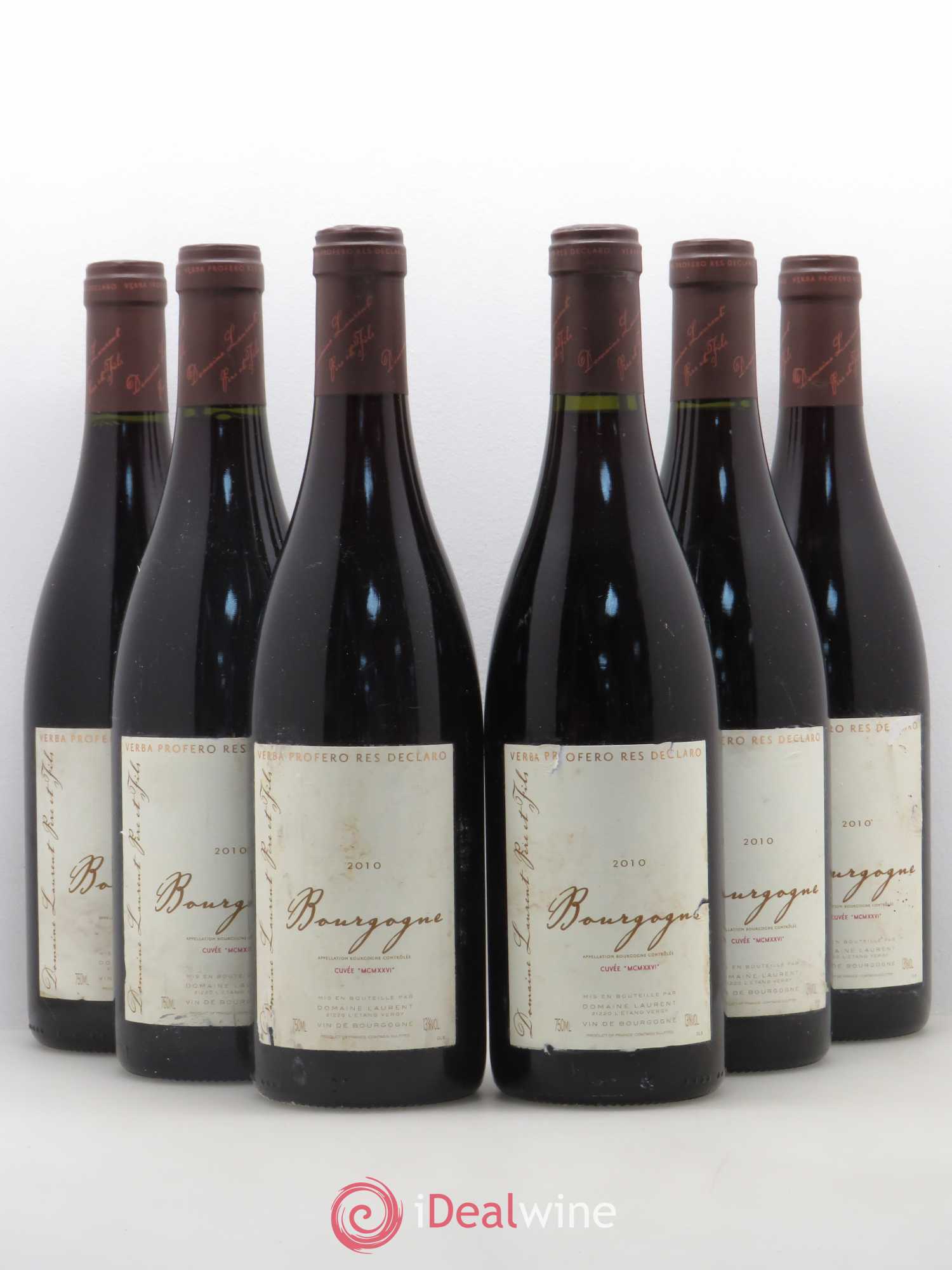 Bourgogne Cuvée MCMXXVI Dominique Laurent 2010 - Posten von 6 Flaschen - 0