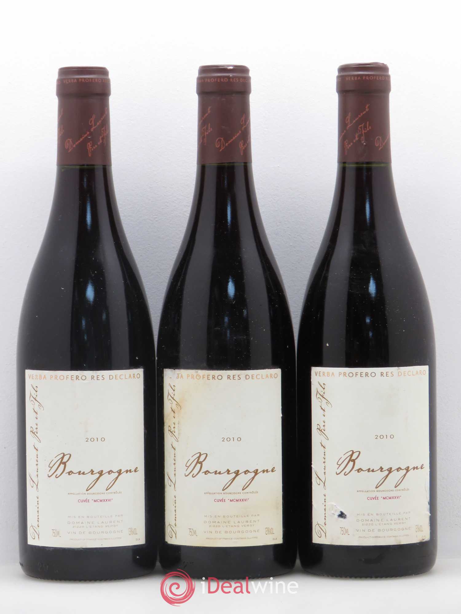 Bourgogne Cuvée MCMXXVI Dominique Laurent 2010 - Posten von 6 Flaschen - 1