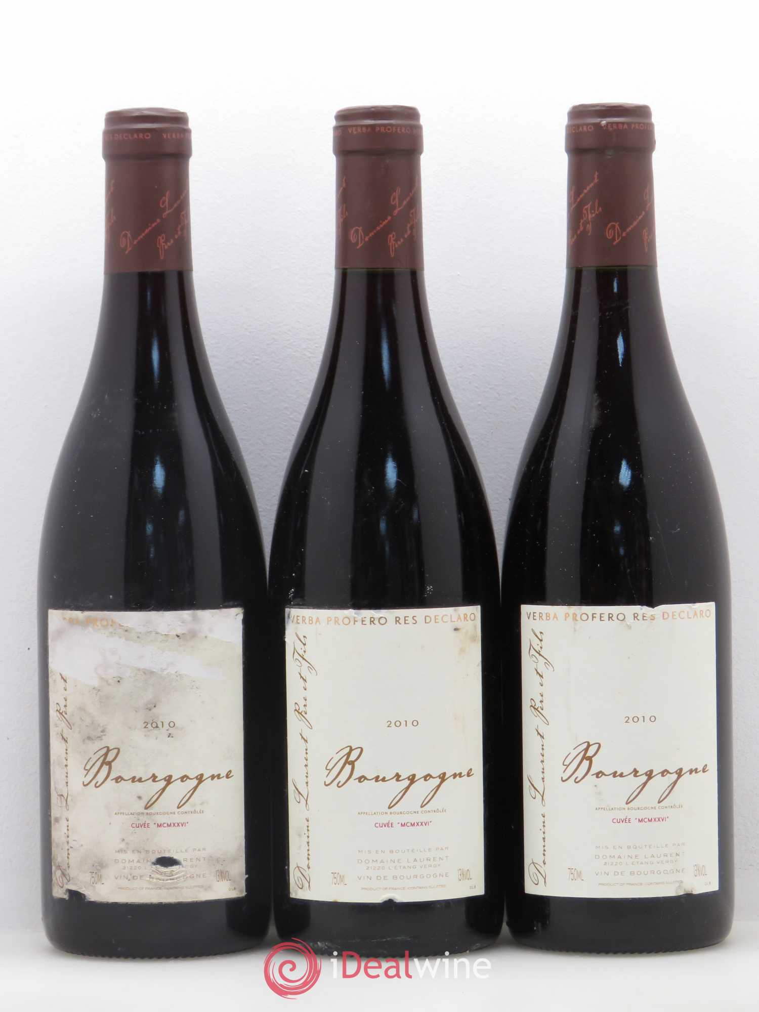 Bourgogne Cuvée MCMXXVI Dominique Laurent 2010 - Posten von 6 Flaschen - 2