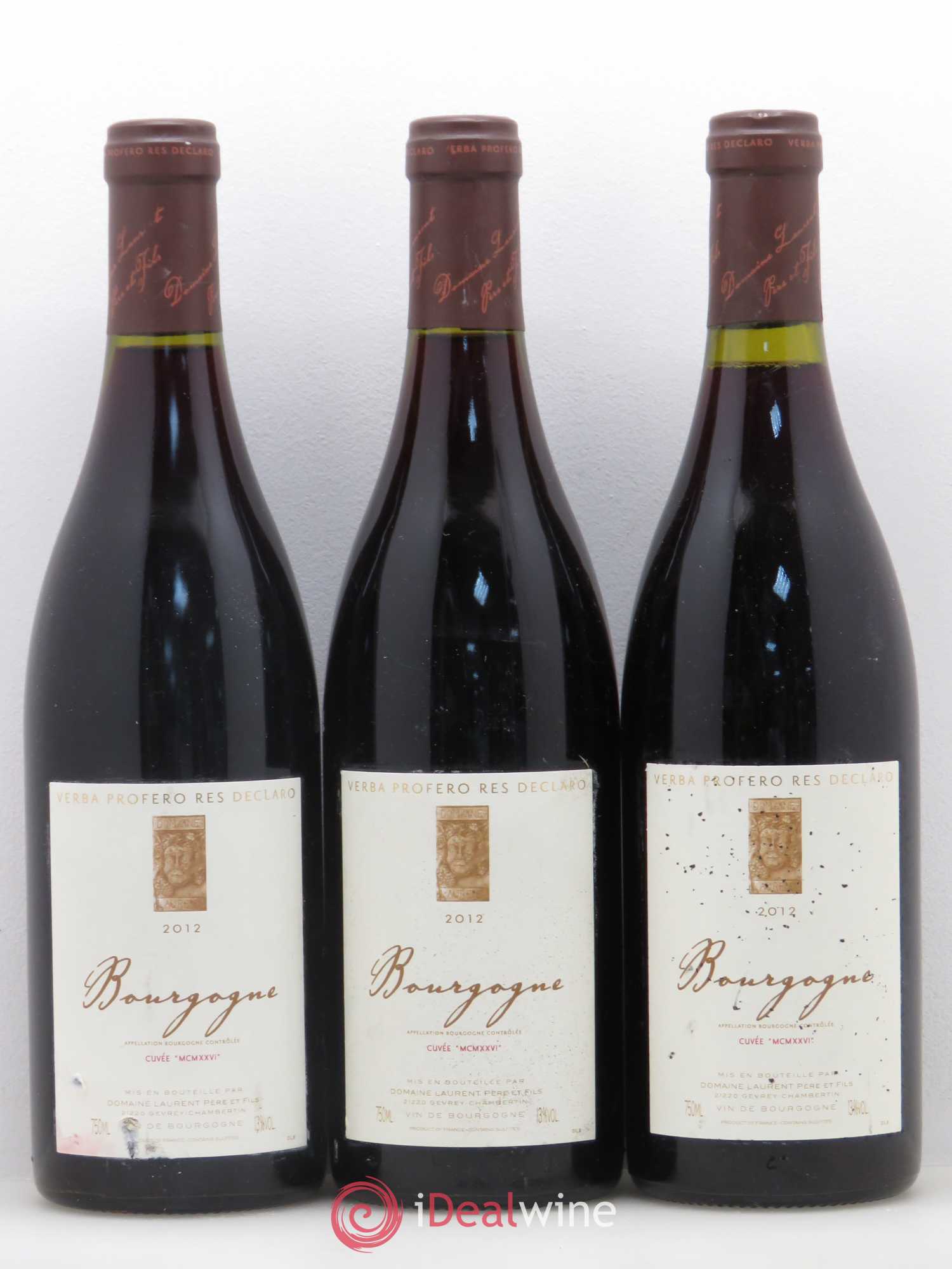 Bourgogne Cuvée MCMXXVI Dominique Laurent 2012 - Posten von 6 Flaschen - 1