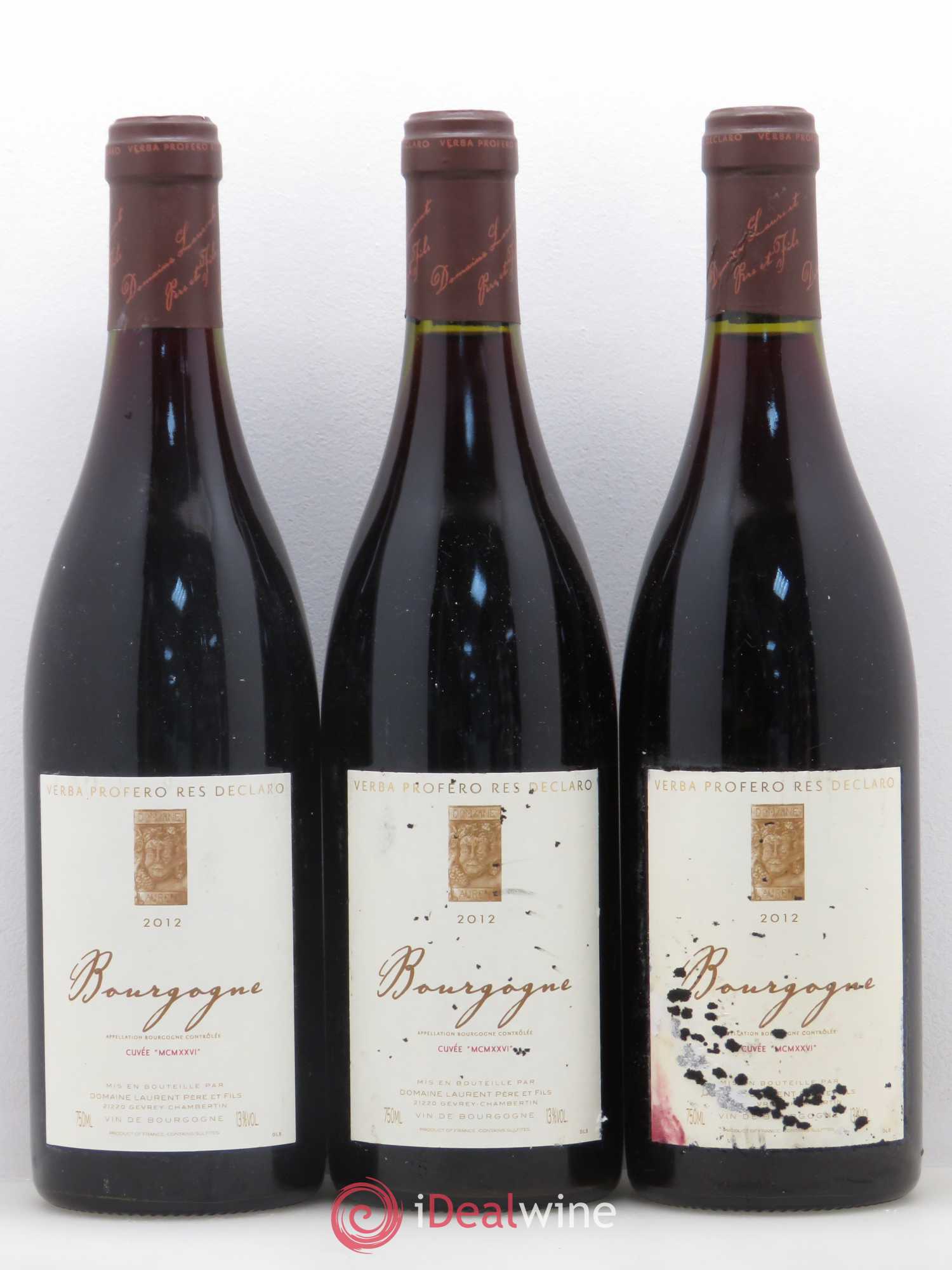 Bourgogne Cuvée MCMXXVI Dominique Laurent 2012 - Posten von 6 Flaschen - 2