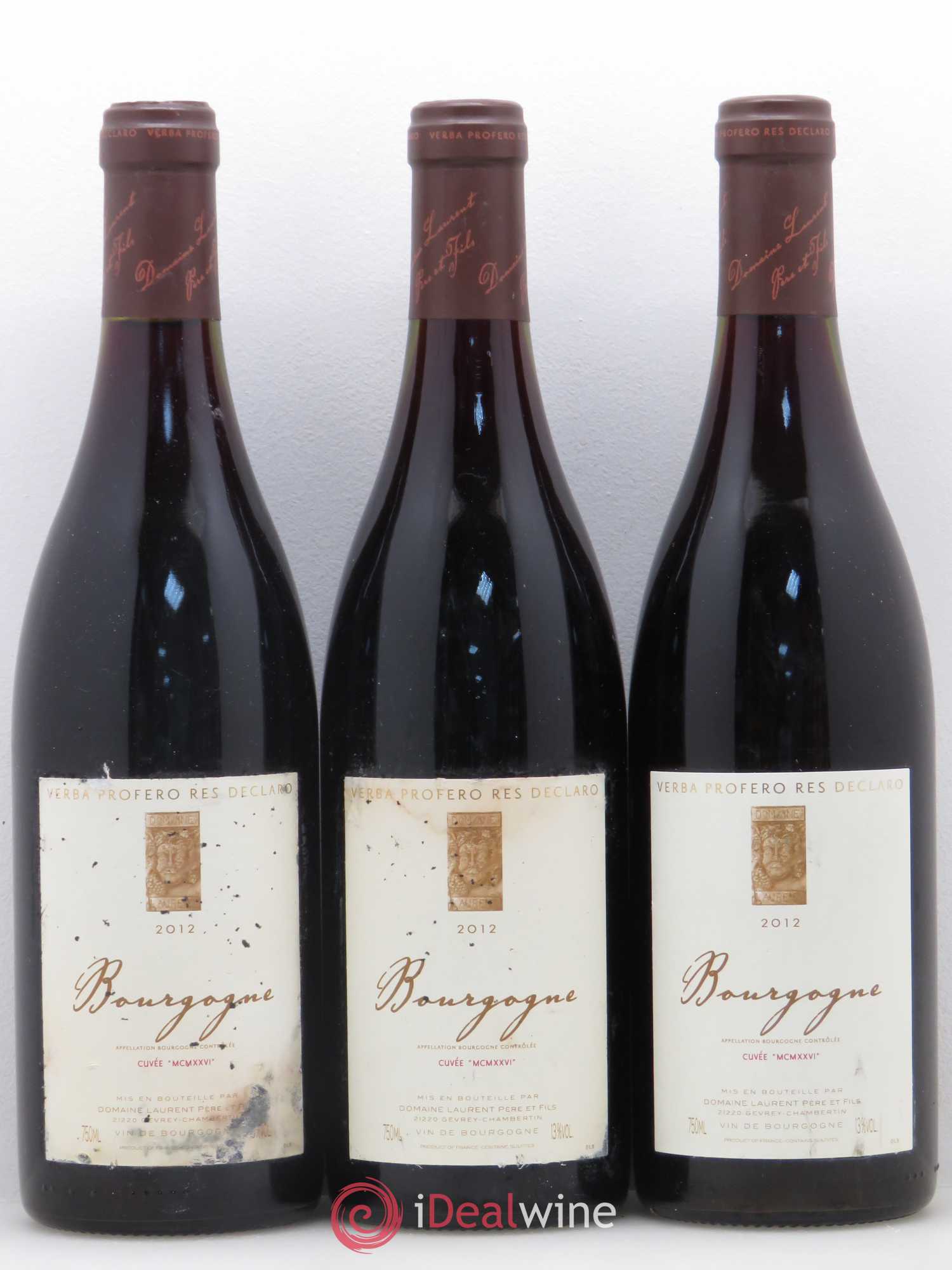 Bourgogne Cuvée MCMXXVI Dominique Laurent 2012 - Posten von 6 Flaschen - 1