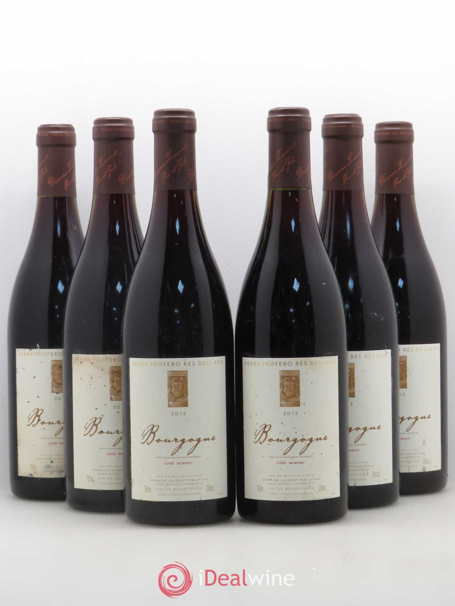 Bourgogne Cuvée MCMXXVI Dominique Laurent 2012 - Posten von 6 Flaschen - 0