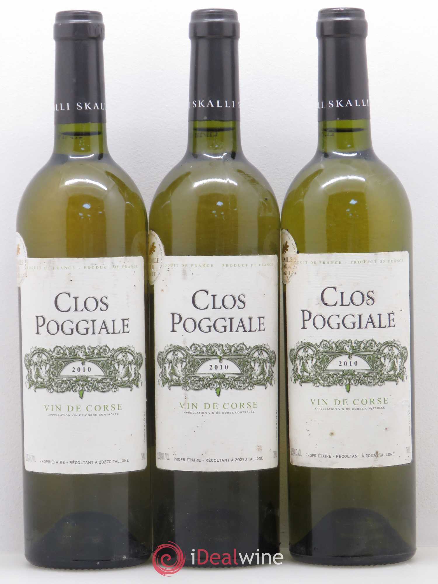 Vin de Corse Clos Poggiale Jean-François Renucci 2010 - Lot de 3 bouteilles - 0