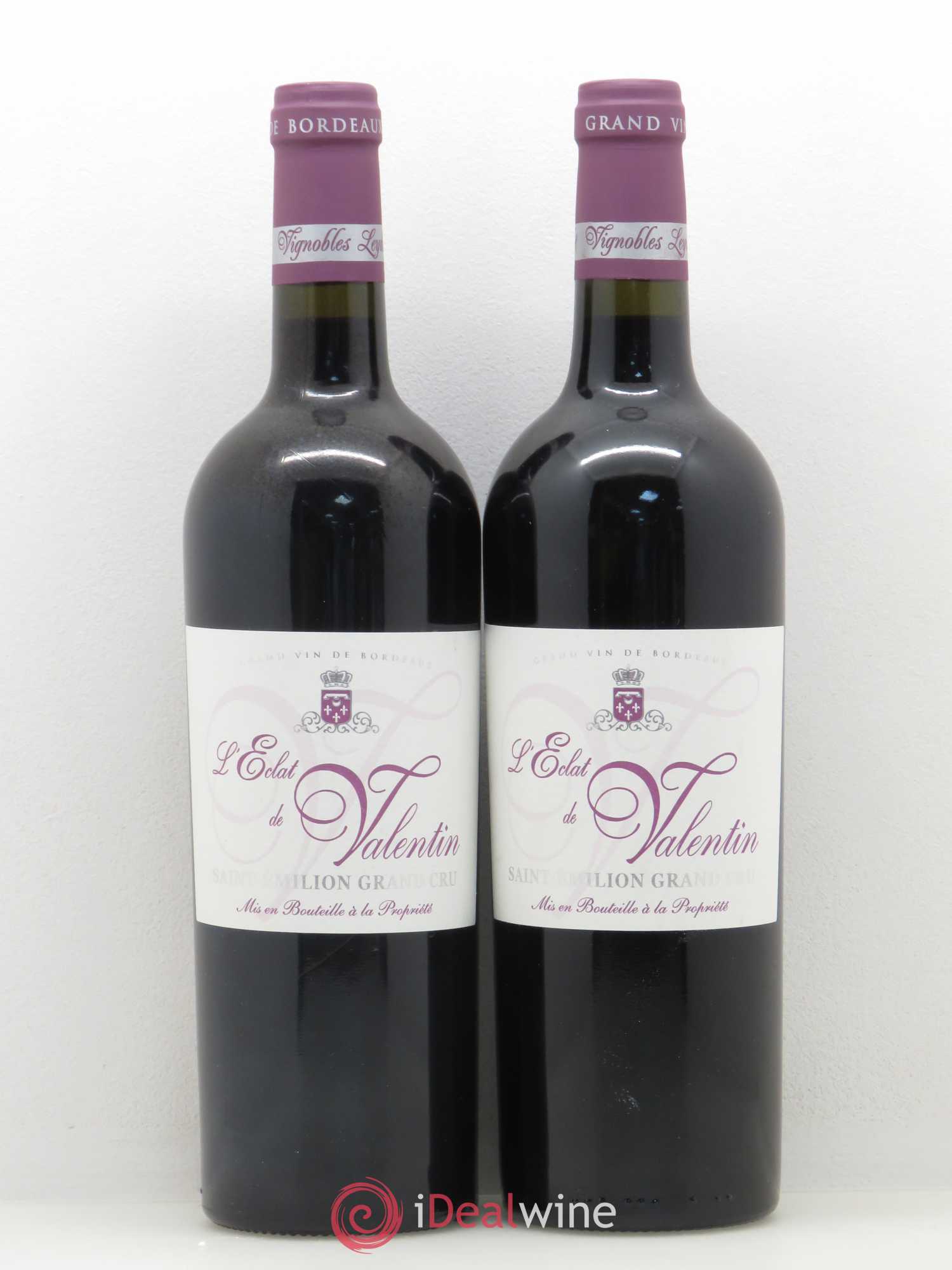 Saint-Émilion Grand Cru Eclat de Valentin 2015 - Lot de 2 bouteilles - 0