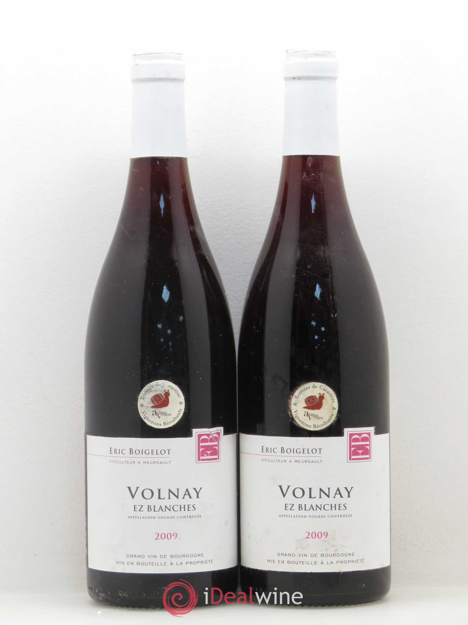 Volnay Ez blanches Domaine Boigelot 2009 - Posten von 2 Flaschen - 0