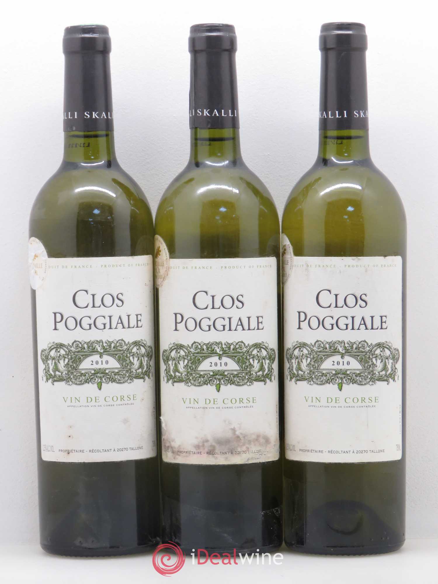 Vin de Corse Clos Poggiale Jean-François Renucci 2010 - Lot de 12 bouteilles - 1
